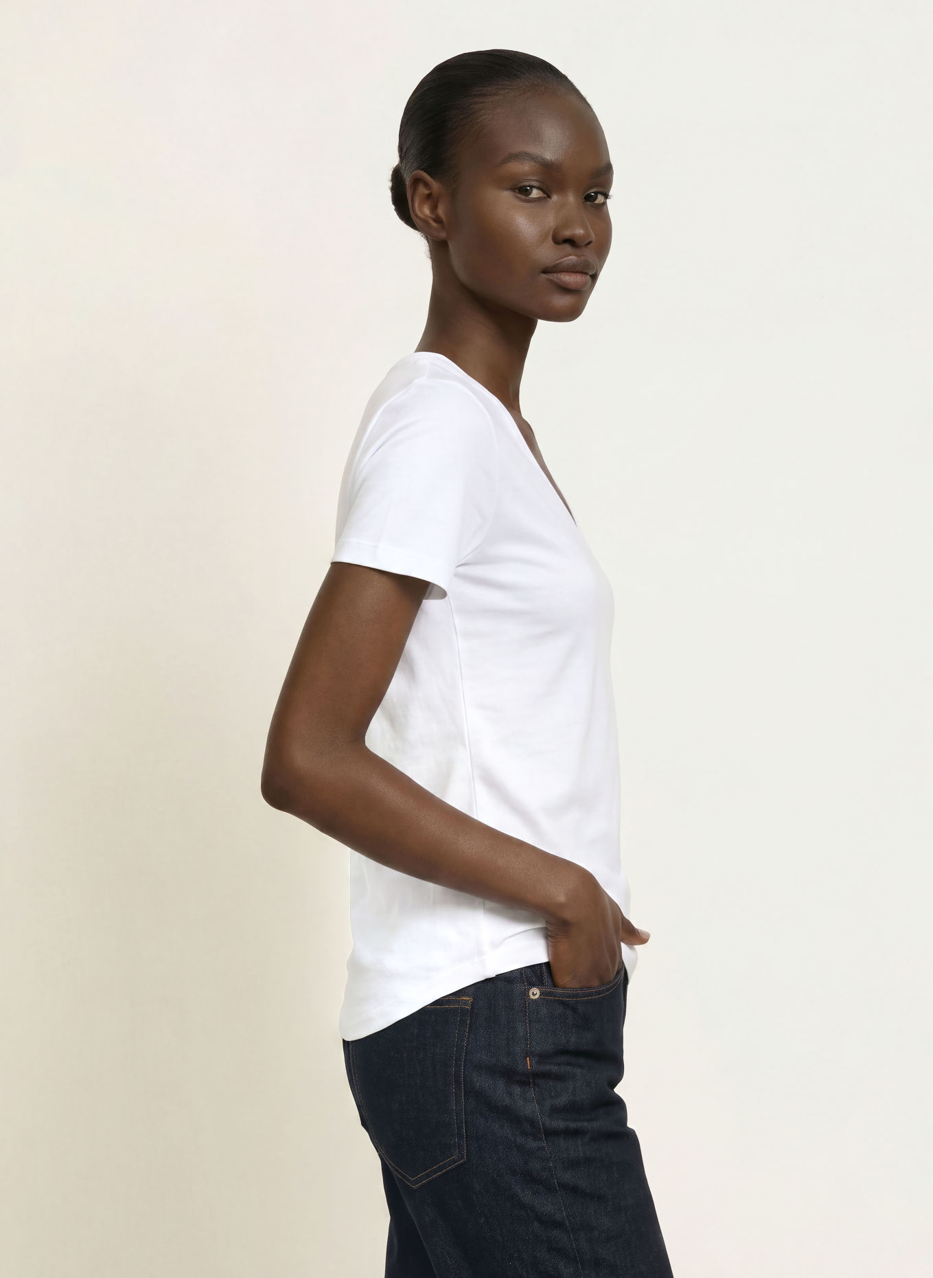 Stefan Brandt T-shirt CLARA: WIT