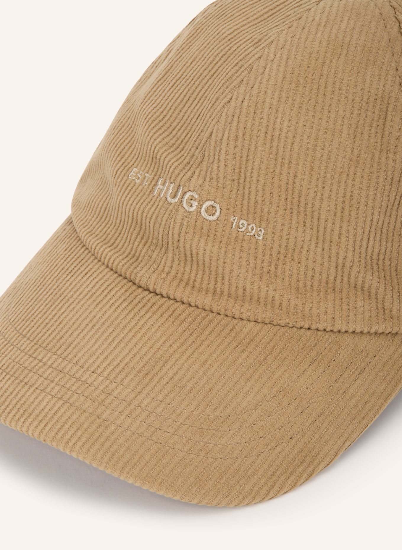 HUGO Cord-Cap METT: BEIGE
