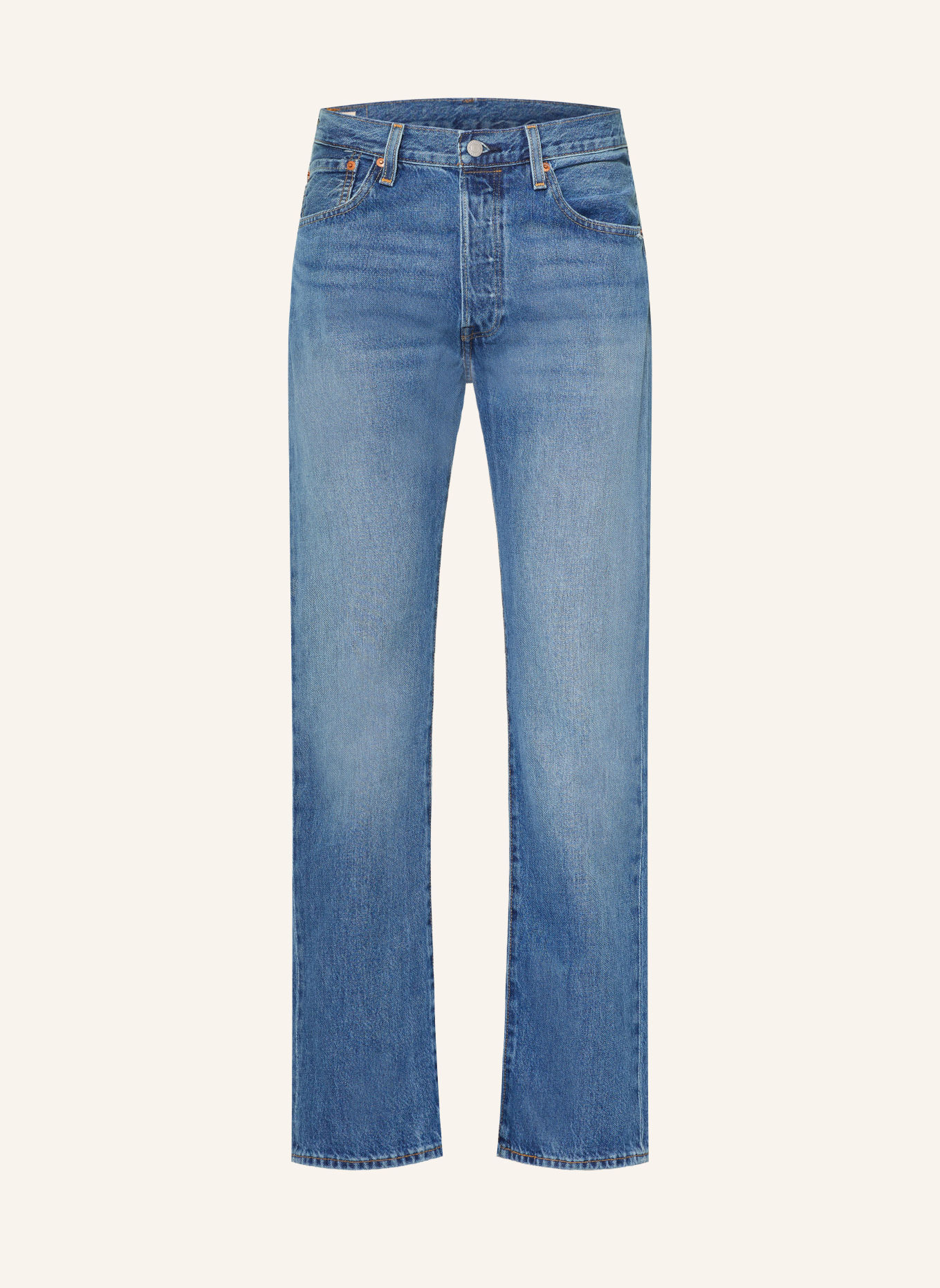 Levi's® Jeans 501® Straight Fit: 39 Med Indigo - Worn In