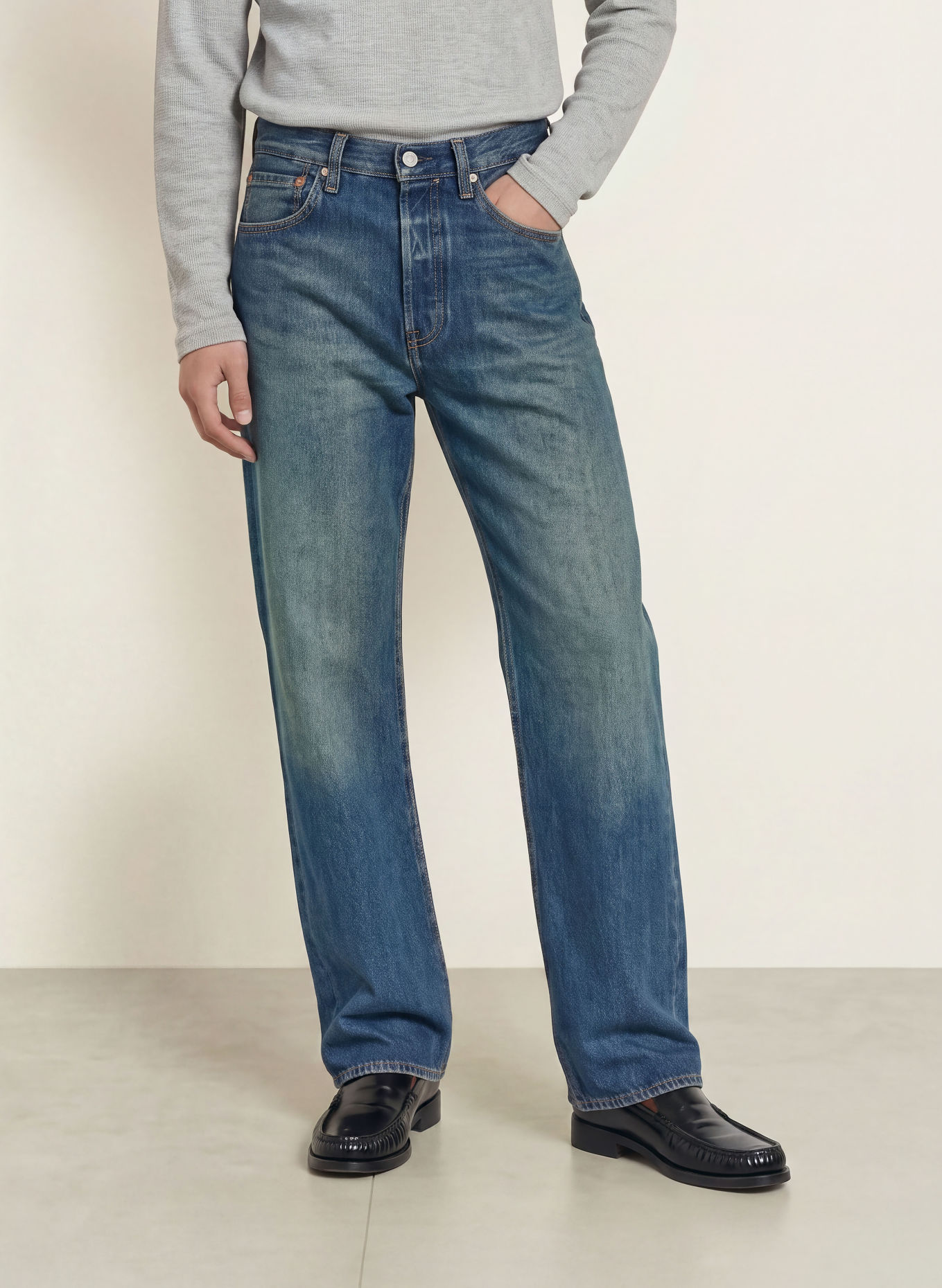 Levi's® Jeans 501 Loose Fit: 26 Dark Indigo - Worn In