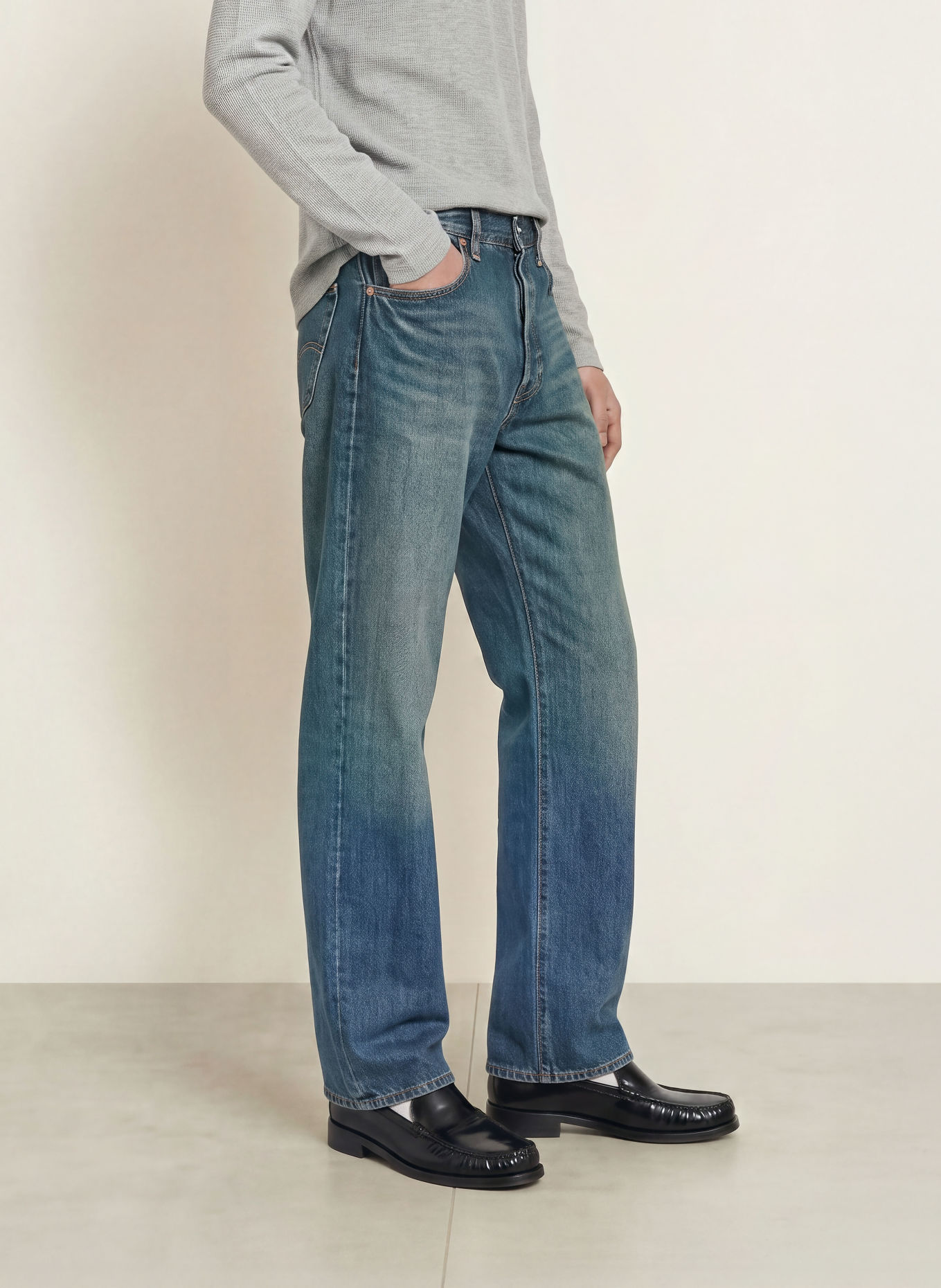 Levi's® Jeans 501 Loose Fit: 26 Dark Indigo - Worn In