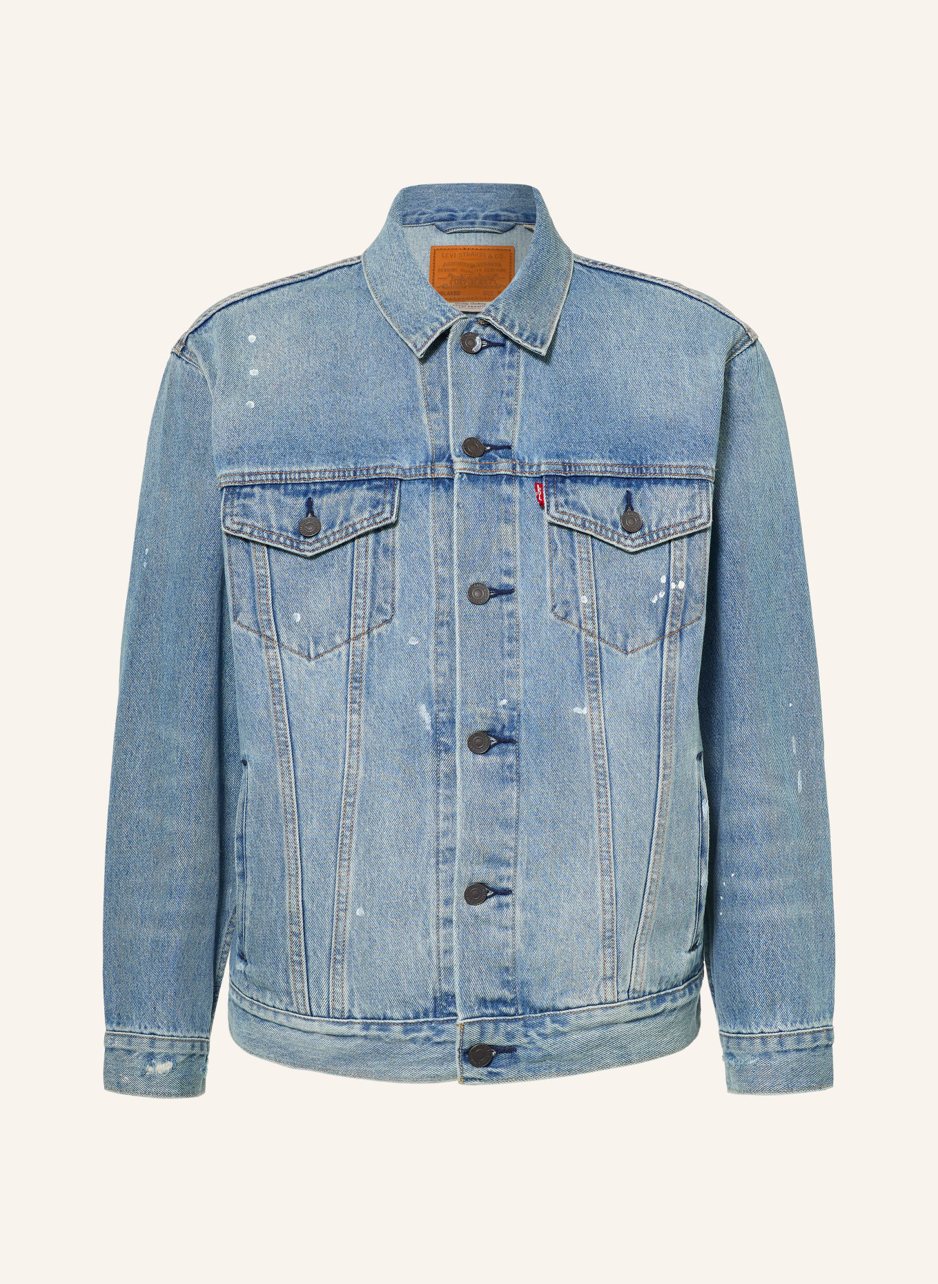 Levi's® Jeansjacka RELAXED FIT TRUCKER: 28 Med Indigo - Worn In