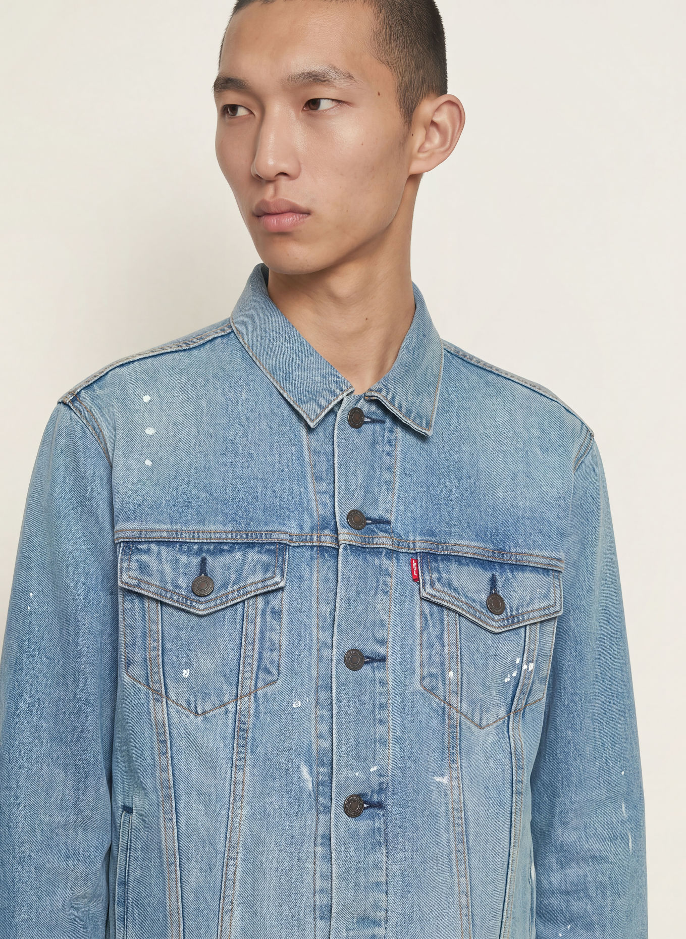 Levi's® Jeansjacka RELAXED FIT TRUCKER: 28 Med Indigo - Worn In