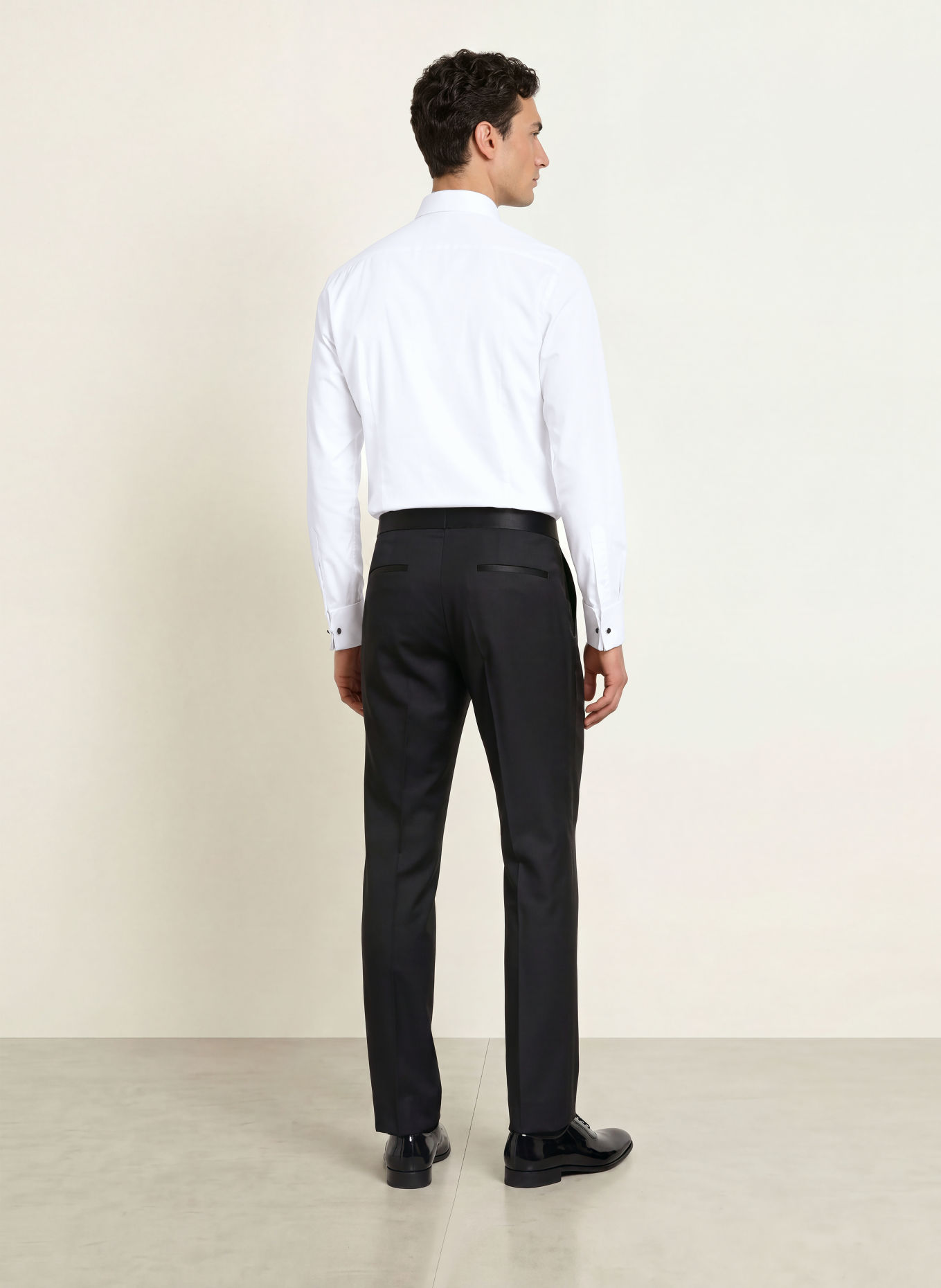 Stenströms Smoking-Hemd Slimline Fit: WEISS