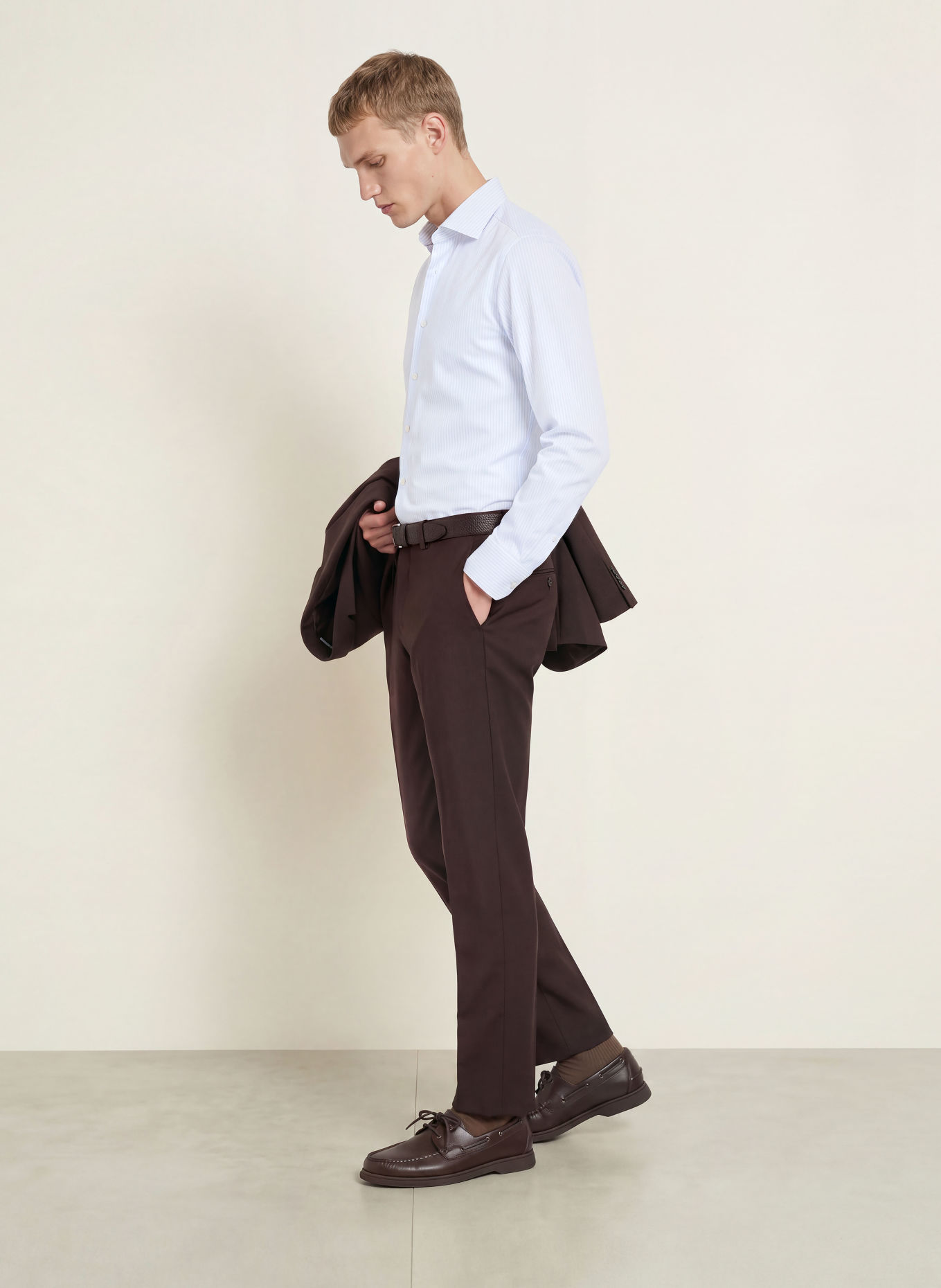 OLYMP SIGNATURE Hemd Signature tailored fit: WEISS / BLAU
