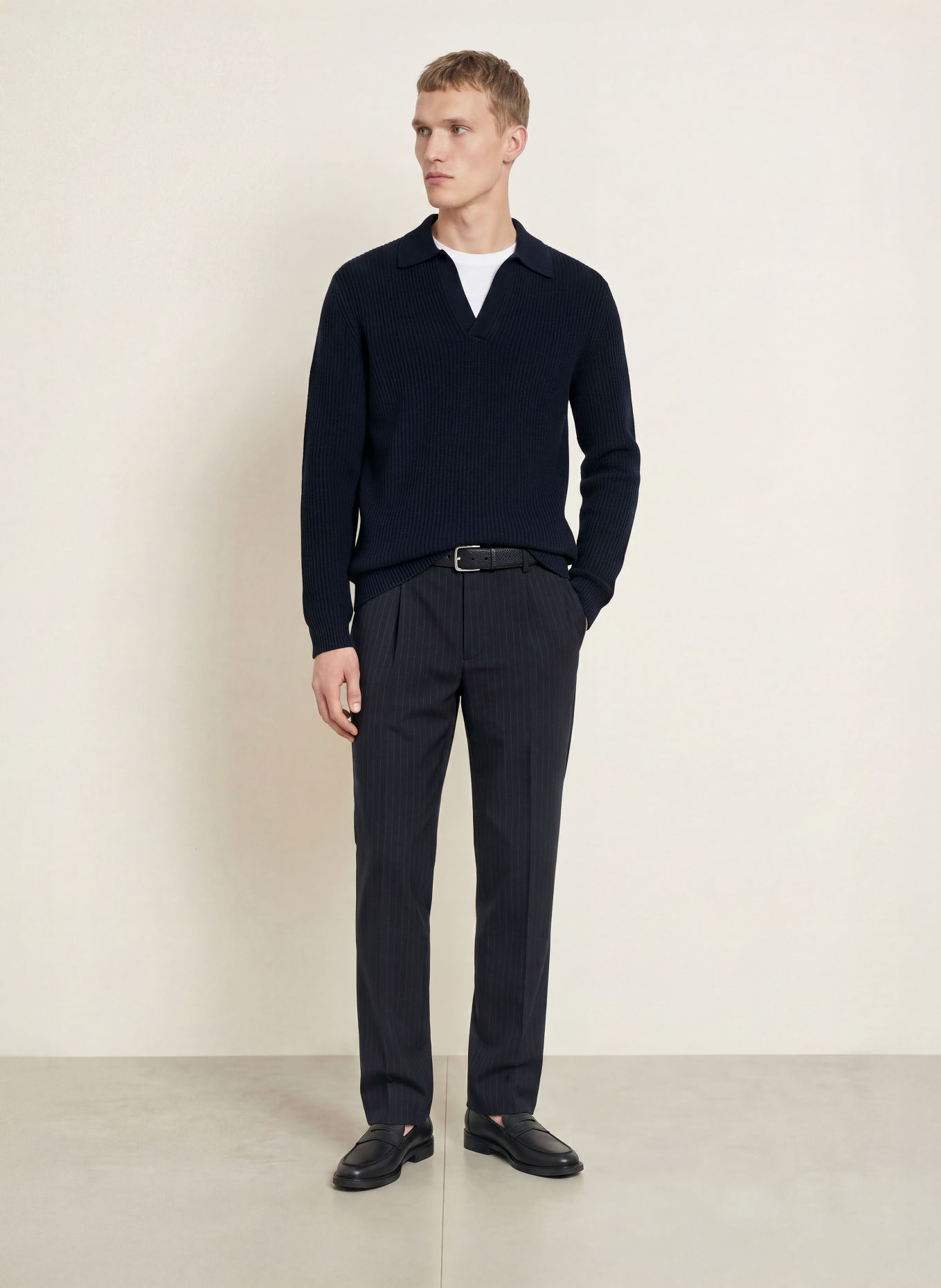 OLYMP SIGNATURE Pullover: DUNKELBLAU