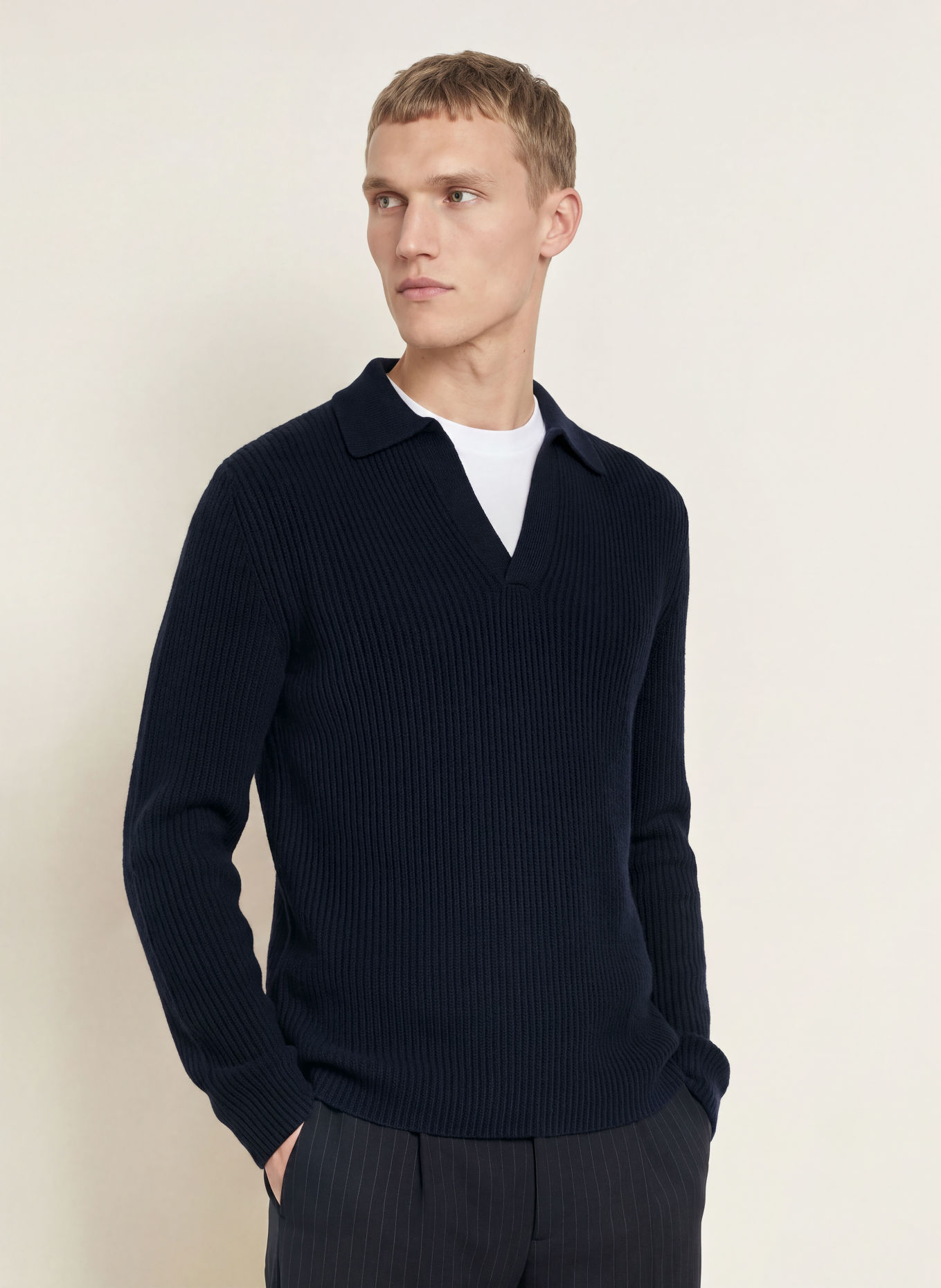 OLYMP SIGNATURE Pullover: DUNKELBLAU