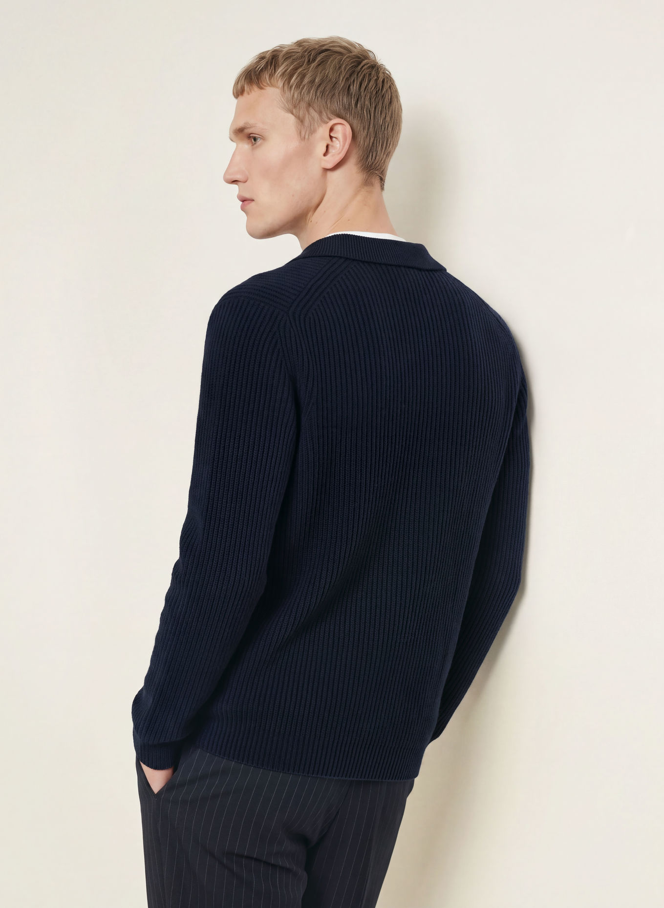 OLYMP SIGNATURE Pullover: DUNKELBLAU