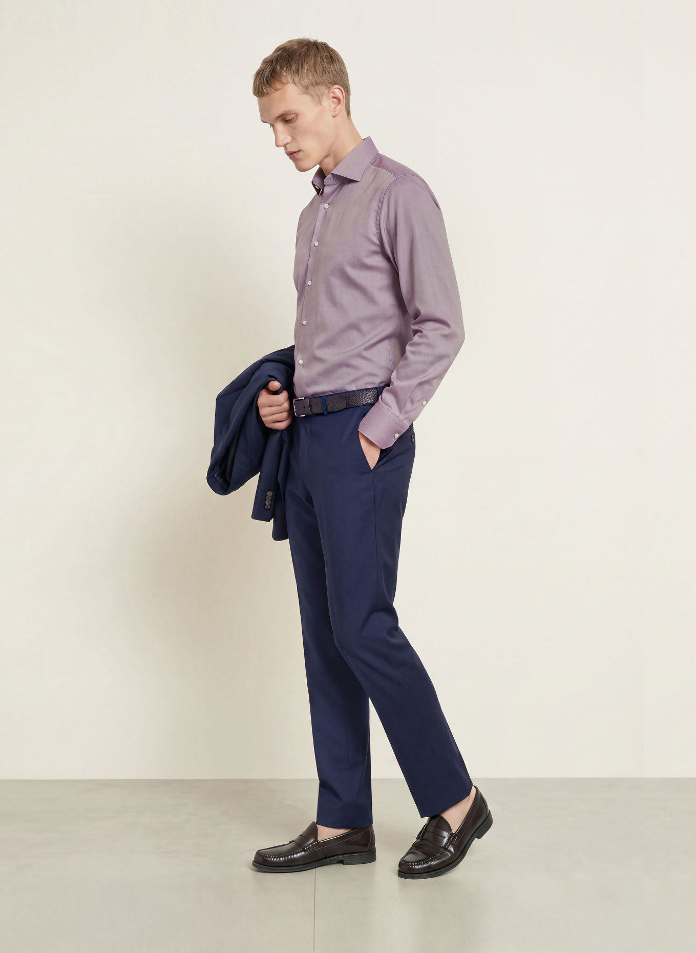 OLYMP SIGNATURE Hemd Signature tailored fit: DUNKELROT
