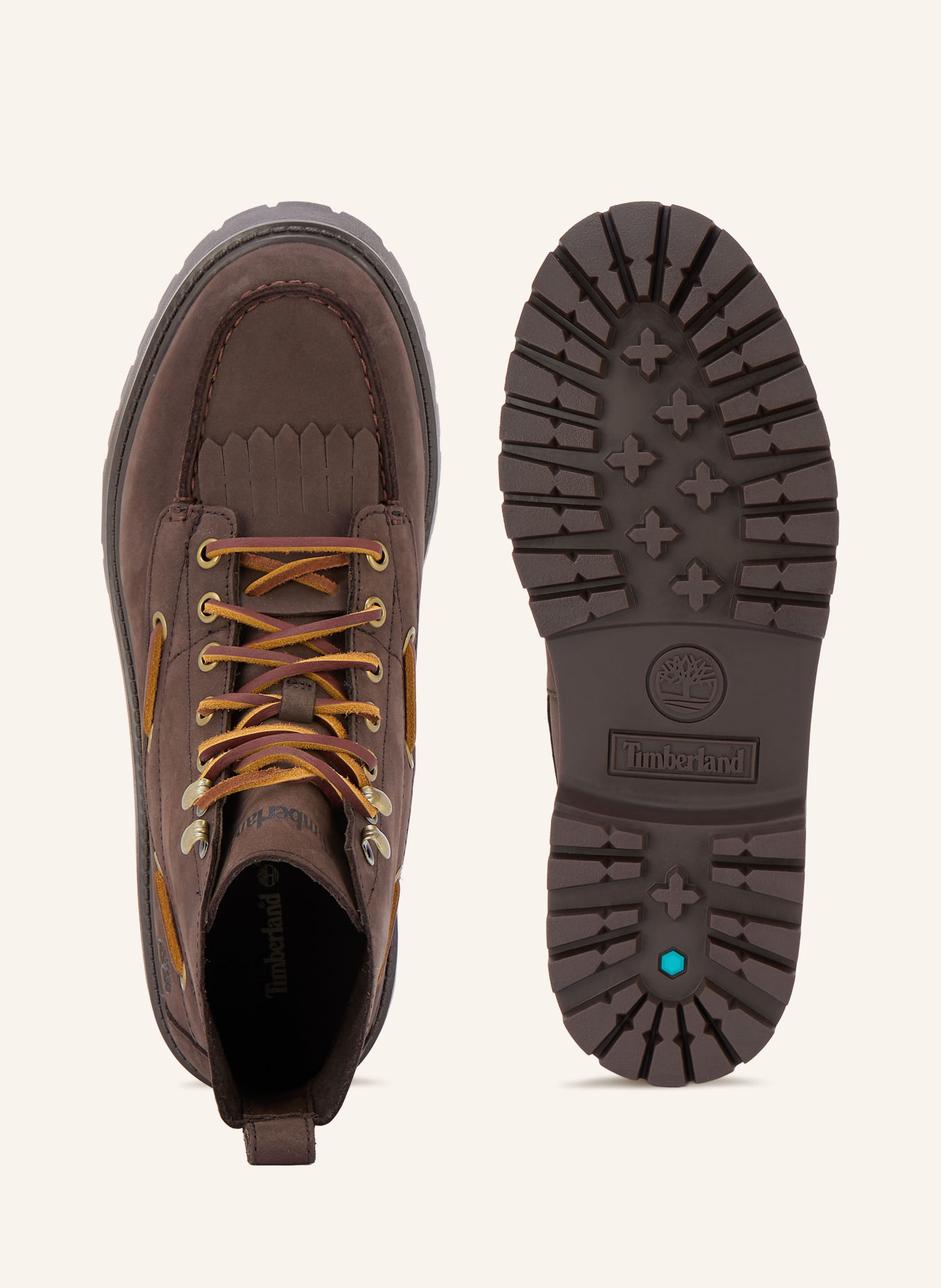 Timberland STONE STREET Lace-up boots: DARK BROWN