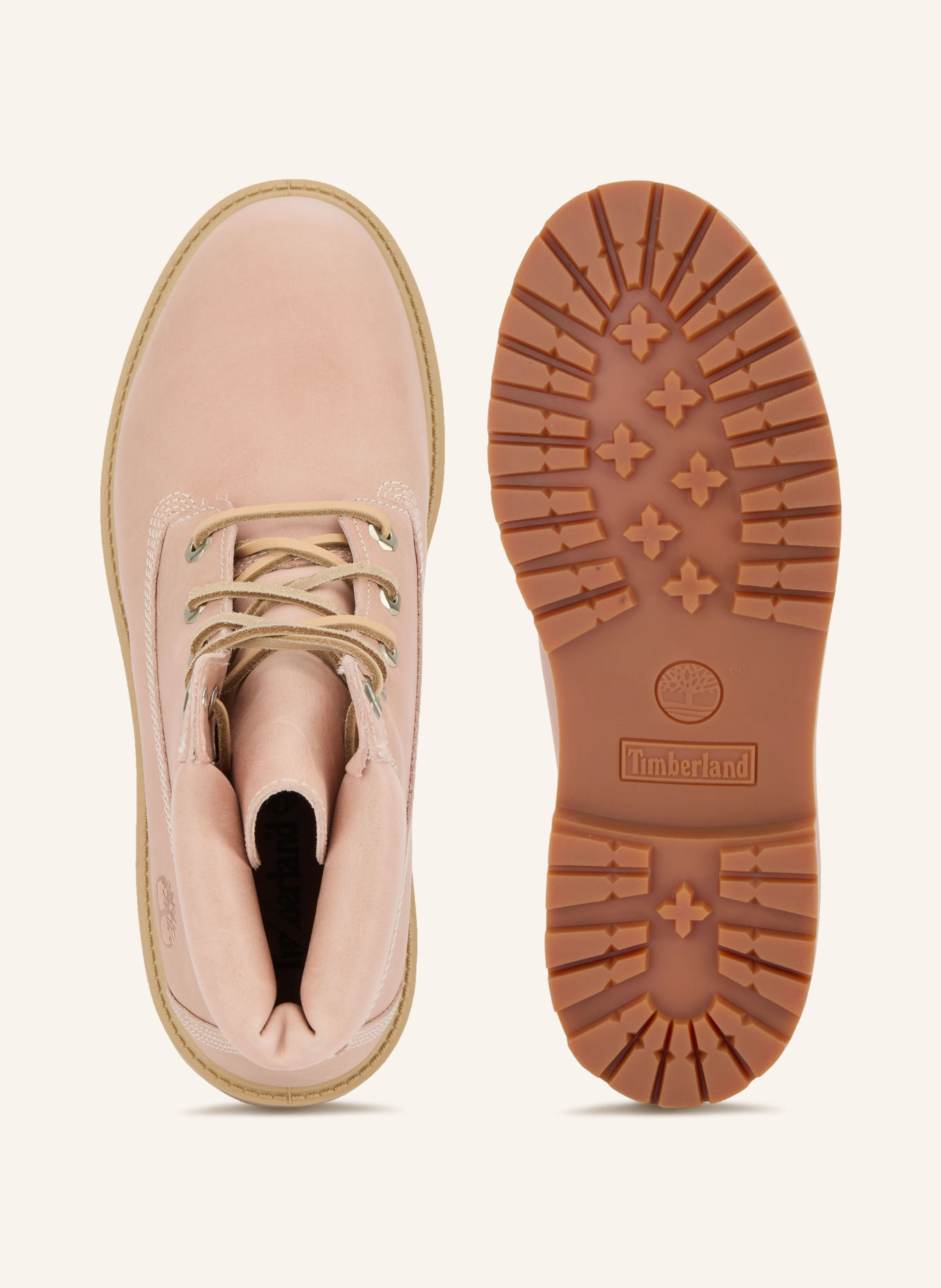 Timberland PREMIUM 6-INCH Lace-up boots: ROSE / SILVER
