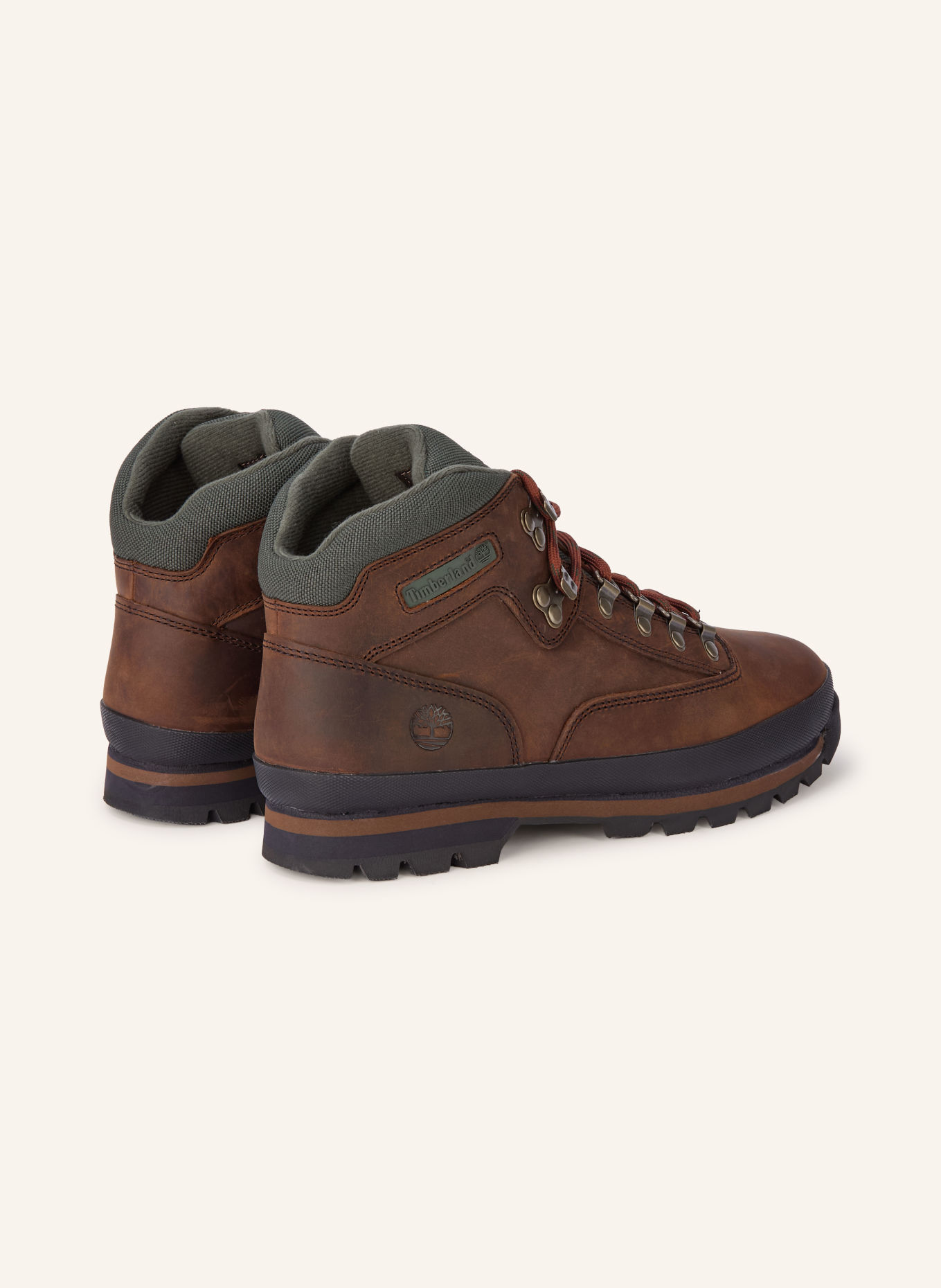 Timberland Schnürboots EURO HIKER: DUNKELBRAUN / GRÜN