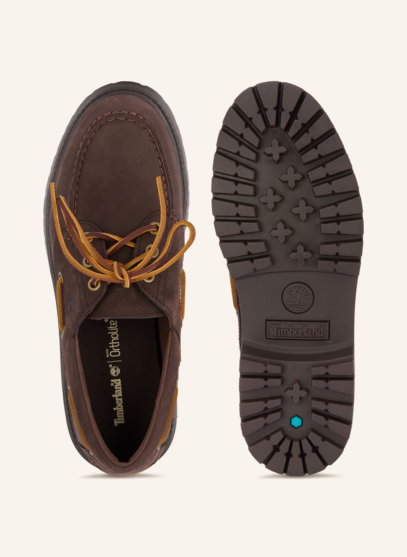 Timberland Chaussures bateau STONE STREET: MARRON FONCÉ