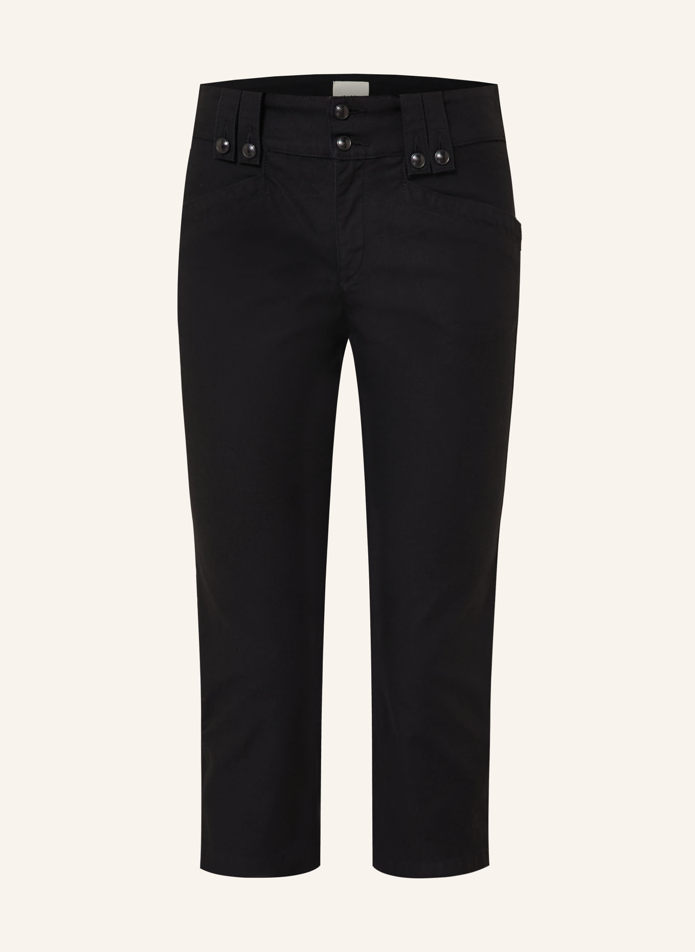 ISABEL MARANT BERNA 3/4-length trousers: BLACK