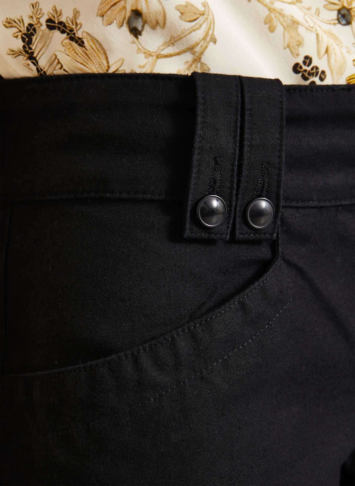 ISABEL MARANT BERNA 3/4-length trousers: BLACK
