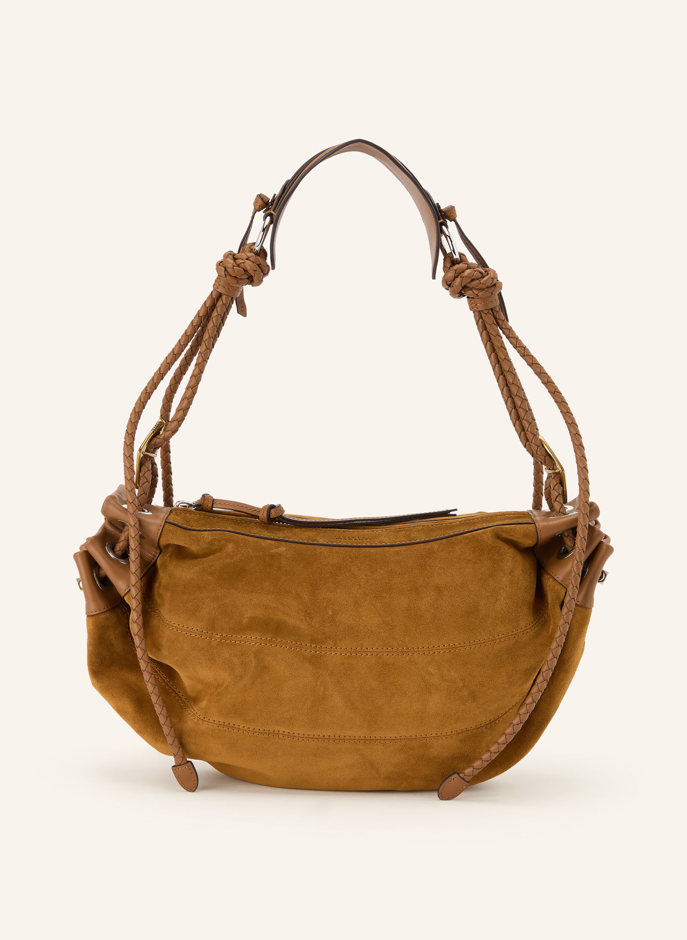 ISABEL MARANT MAIA MEDIUM Shoulder bag with Pouch: DARK BROWN