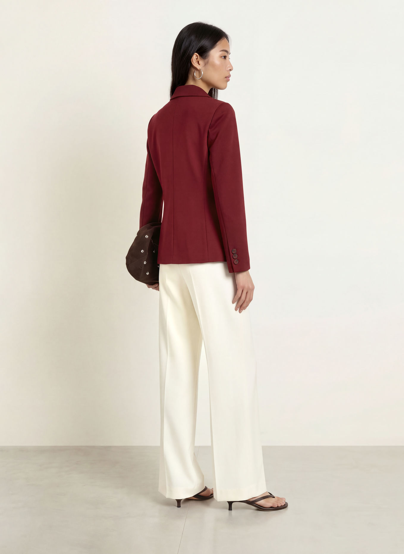 MARELLA Blazer SGOMMOSO: DONKERROOD
