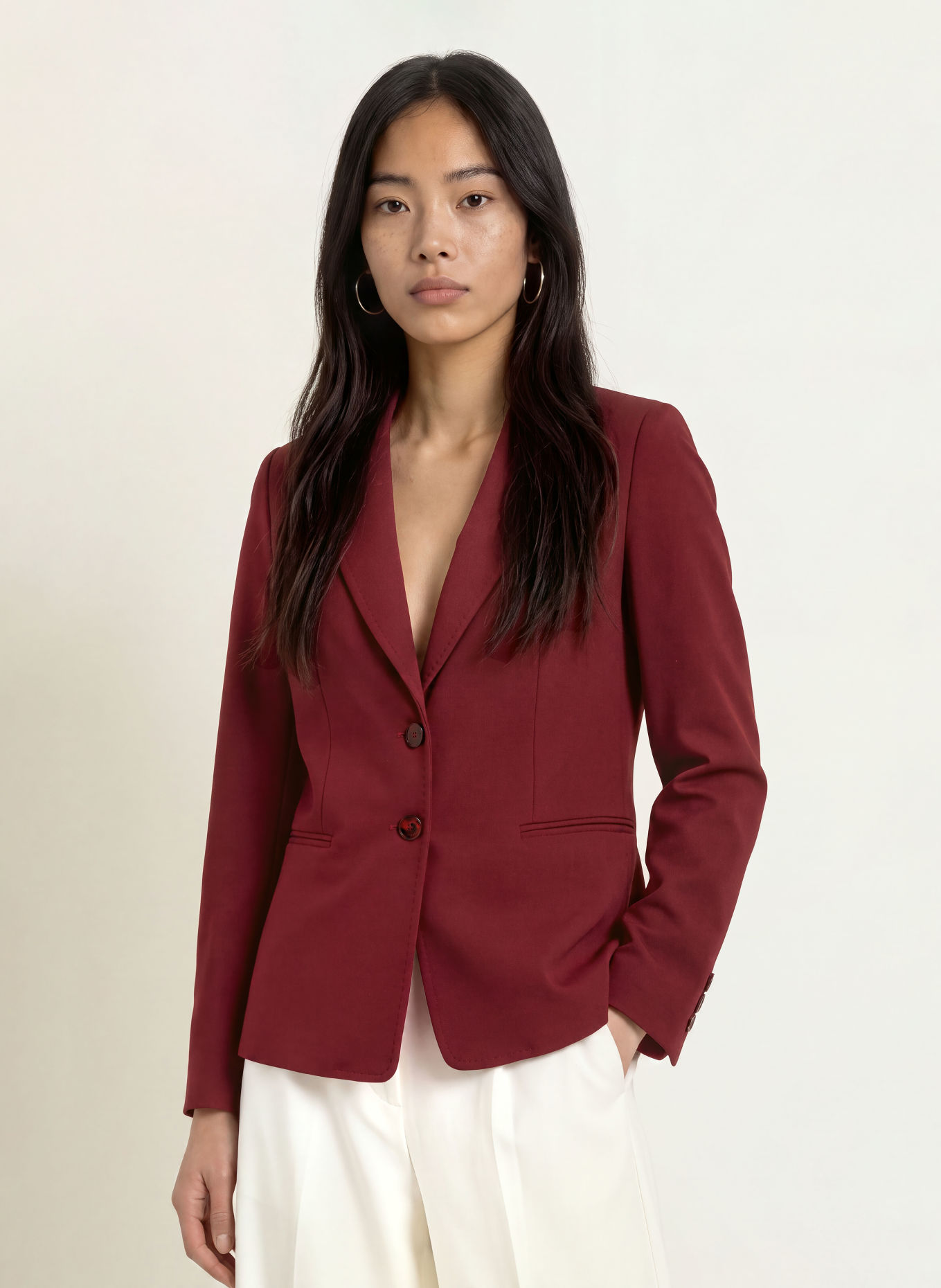 MARELLA Blazer SGOMMOSO: DONKERROOD