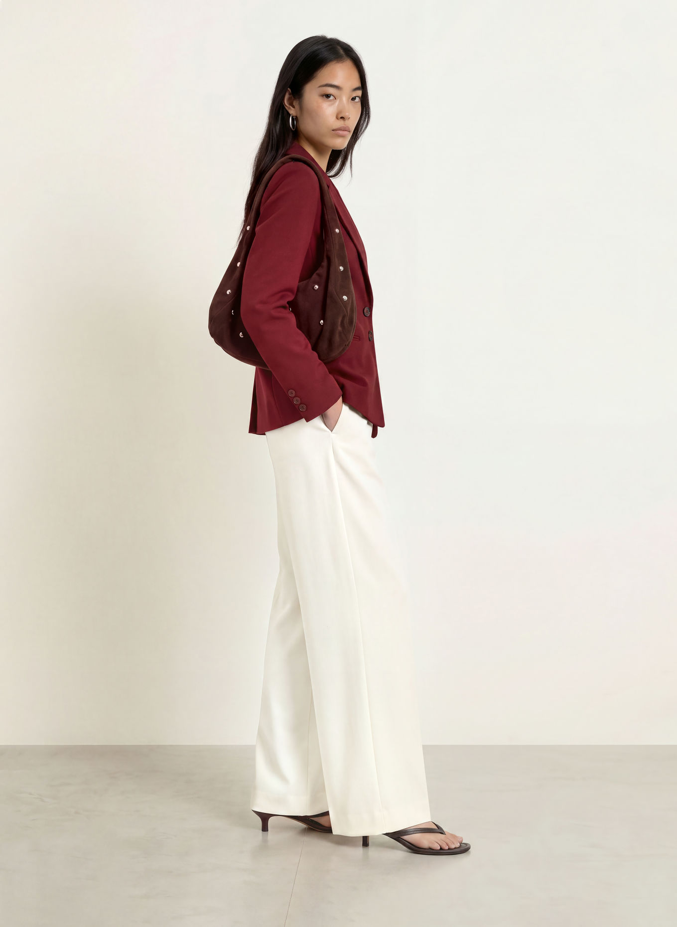 MARELLA Blazer SGOMMOSO: DONKERROOD