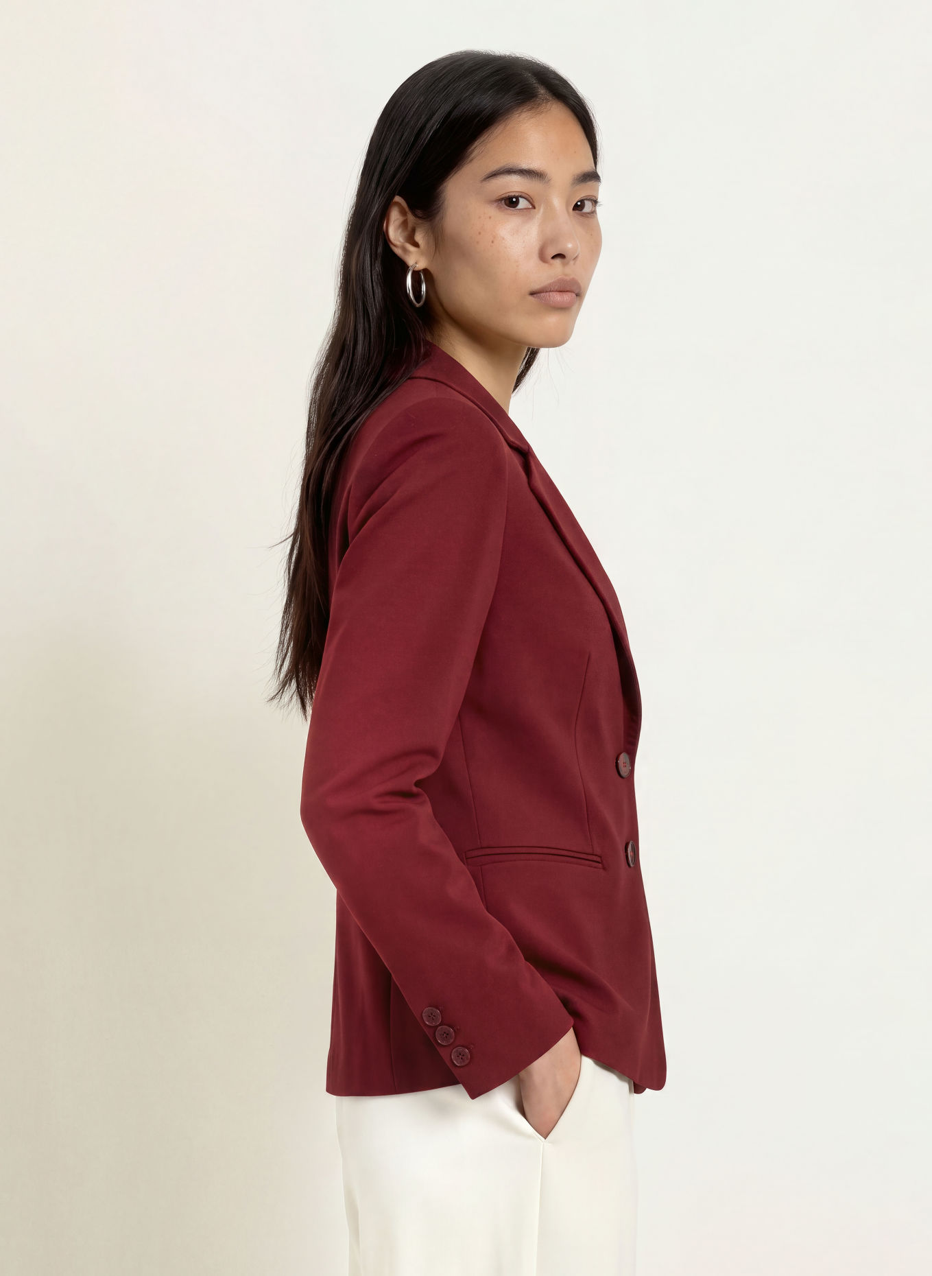 MARELLA Blazer SGOMMOSO: DONKERROOD