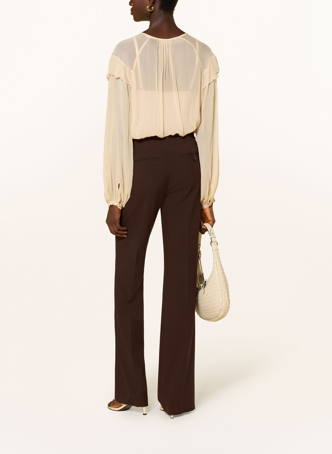 MARELLA Marlenehose: DUNKELBRAUN