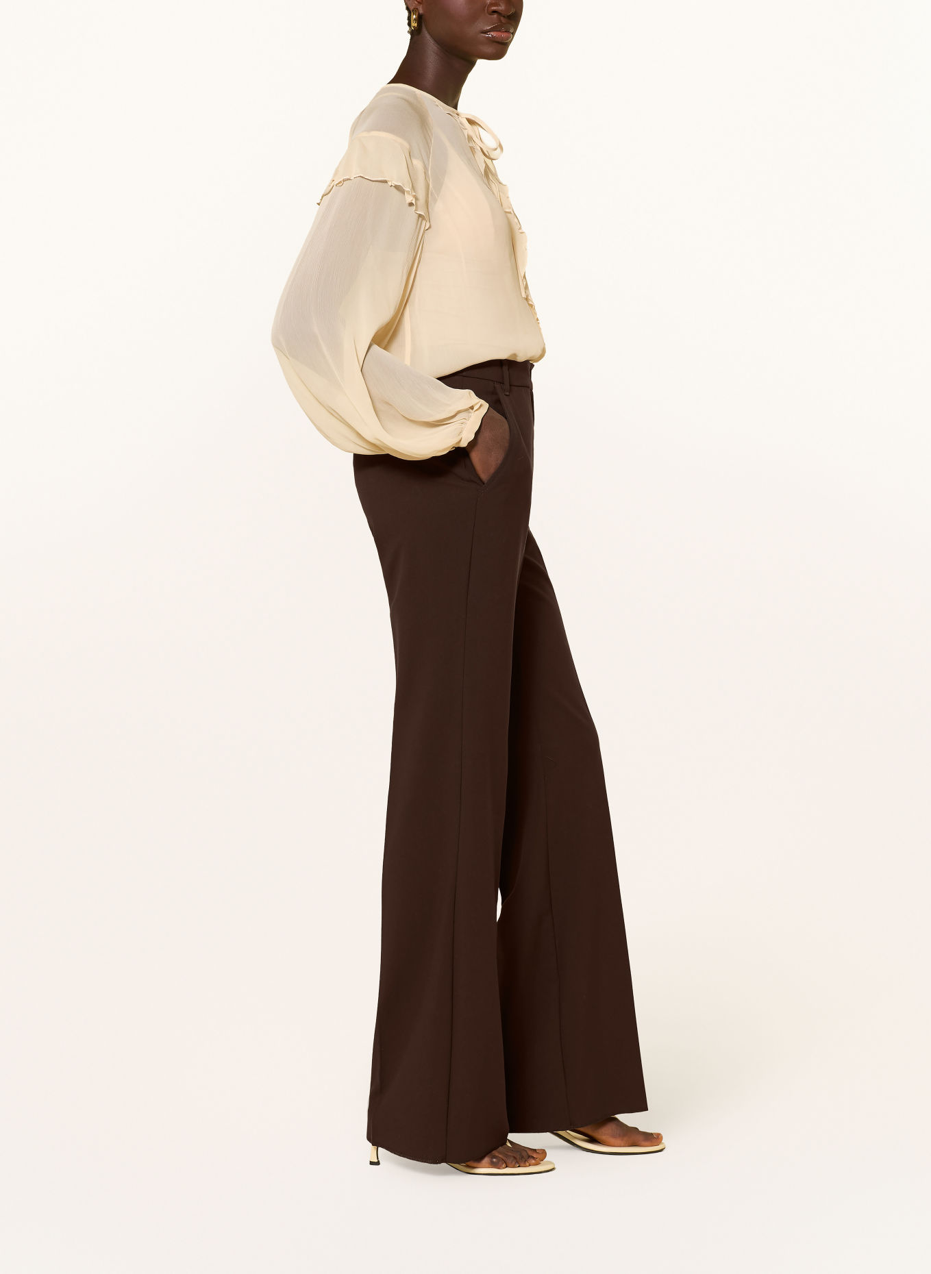 MARELLA Marlenehose: DUNKELBRAUN