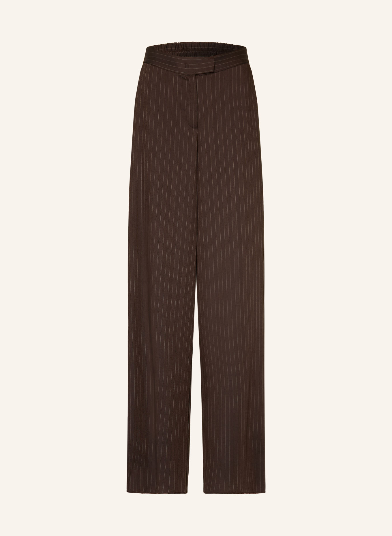 MARELLA Pantalon palazzo: MARRON FONCÉ / MARRON CLAIR