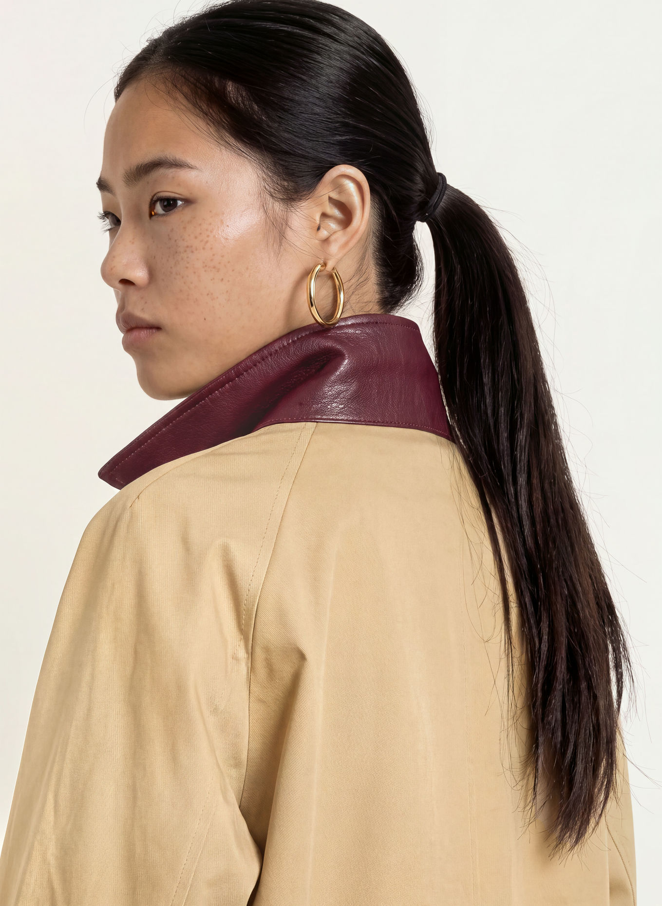 MARELLA Jas EDITTO: BEIGE / DONKERROOD