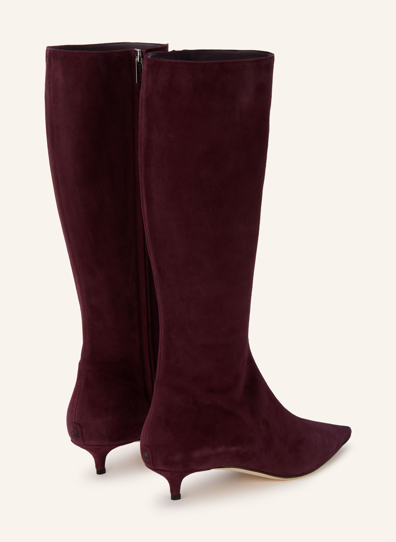 JIMMY CHOO Stiefel AMIS 35: DUNKELROT