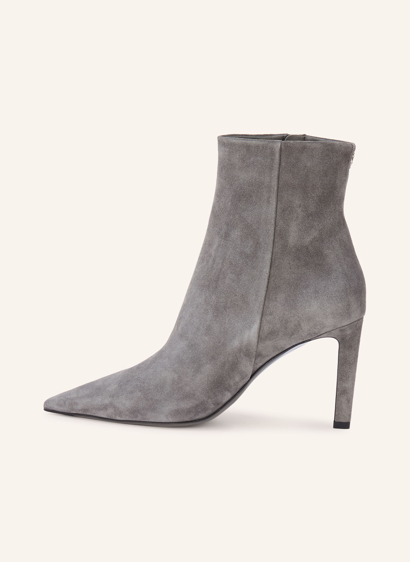 JIMMY CHOO Ankelstøvler FRANKIE 85: GRÅ / SØLV