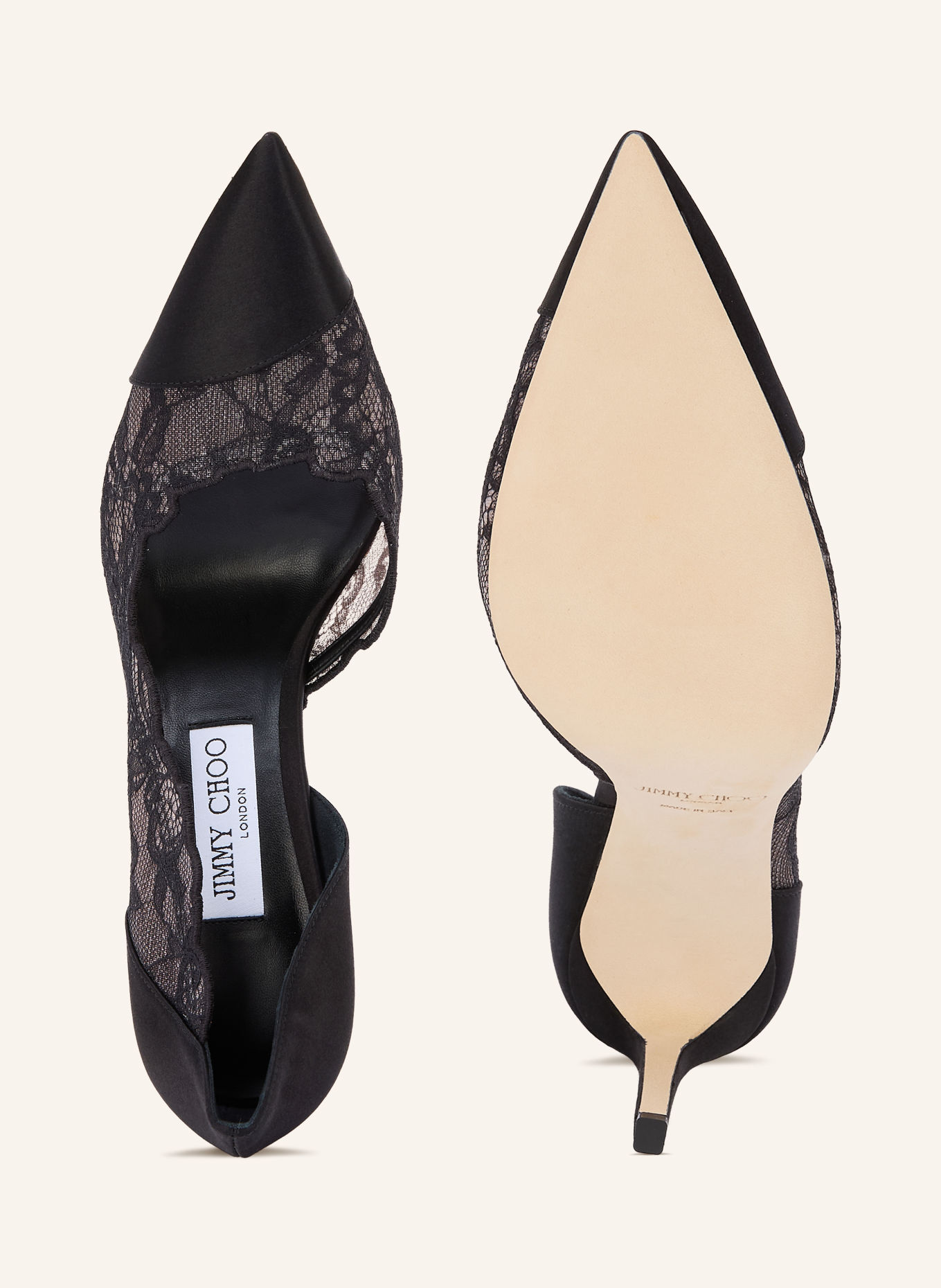JIMMY CHOO Pumps BRIGITTE 100: SVART