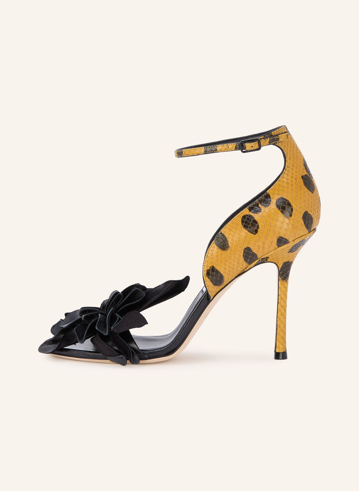 JIMMY CHOO Sandaler COKO 100: SORT / MØRKEGUL