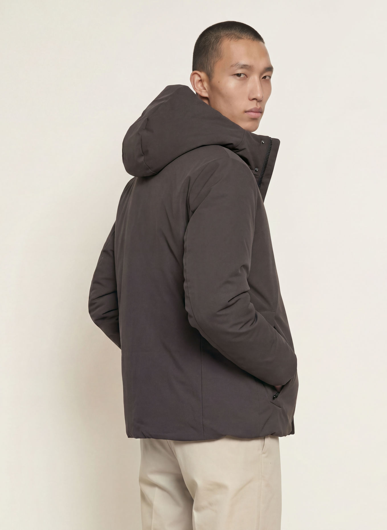 SAVE THE DUCK Jacke OBIONE: DUNKELBRAUN