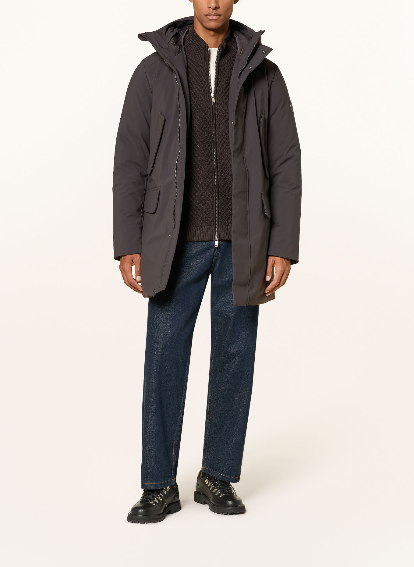 SAVE THE DUCK WILSON Parka: DARK BROWN
