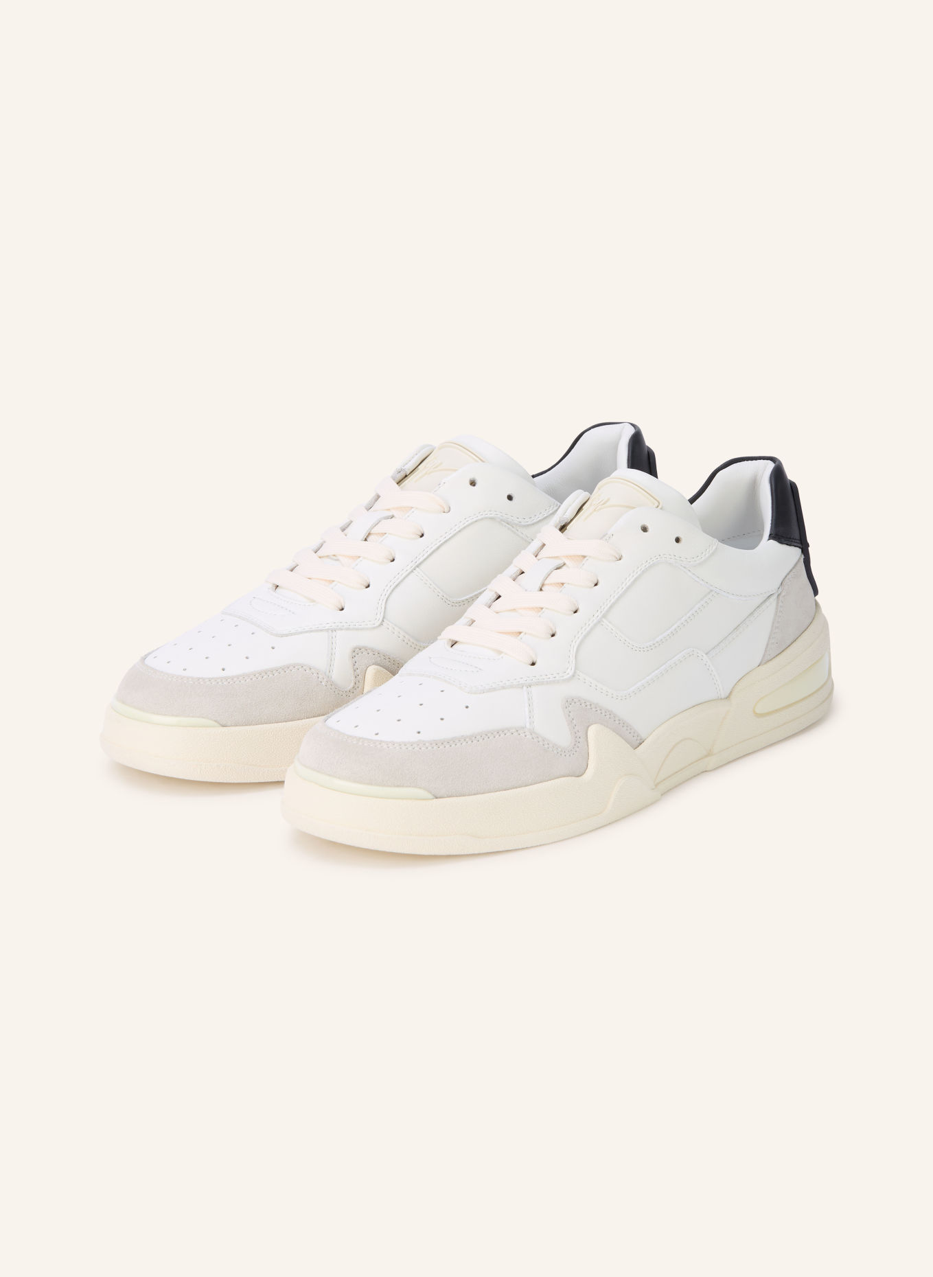 GIUSEPPE ZANOTTI DESIGN Sneakers TOMAIA: BLANC / NOIR
