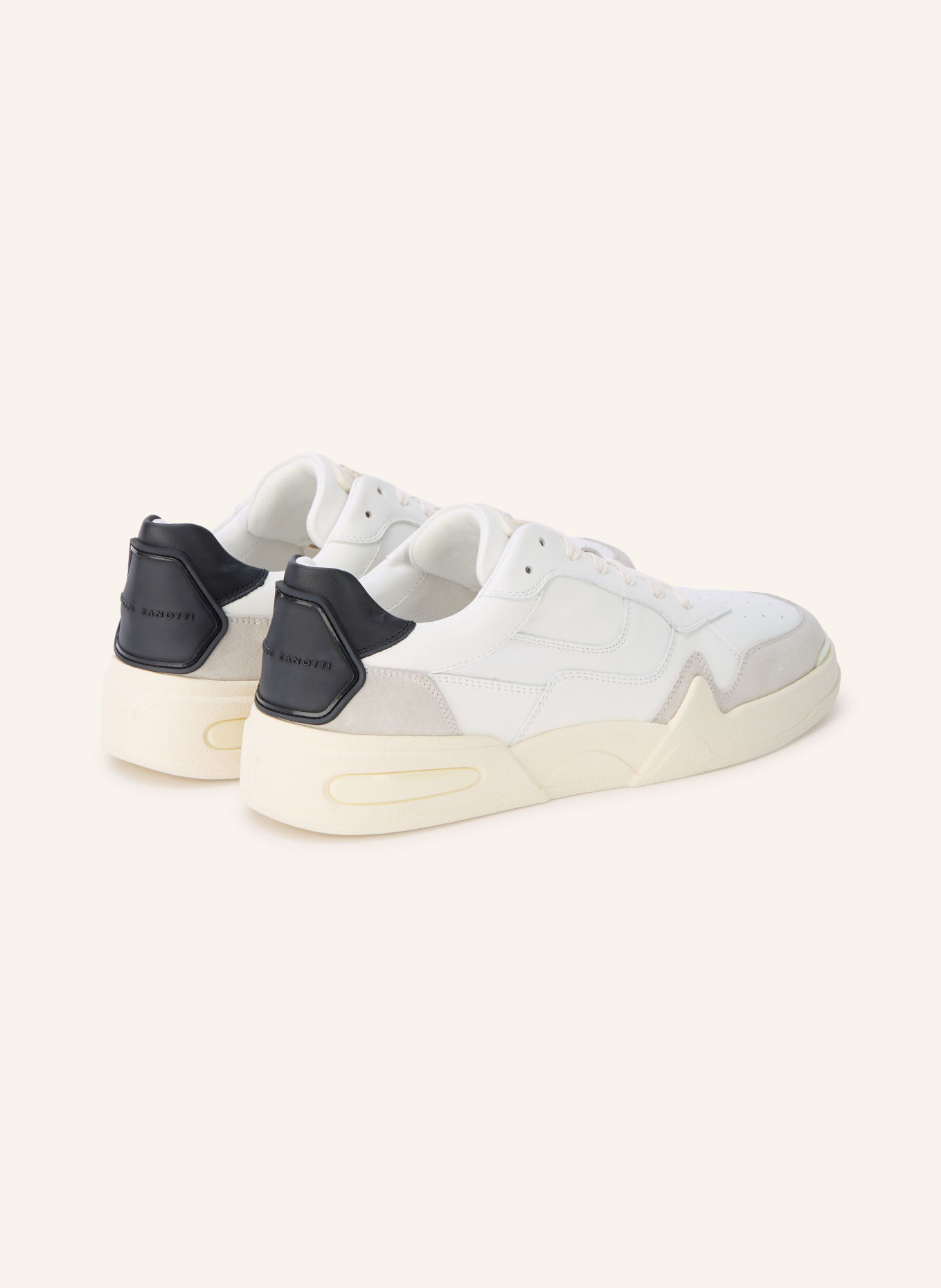 GIUSEPPE ZANOTTI DESIGN Sneakers TOMAIA: BLANC / NOIR