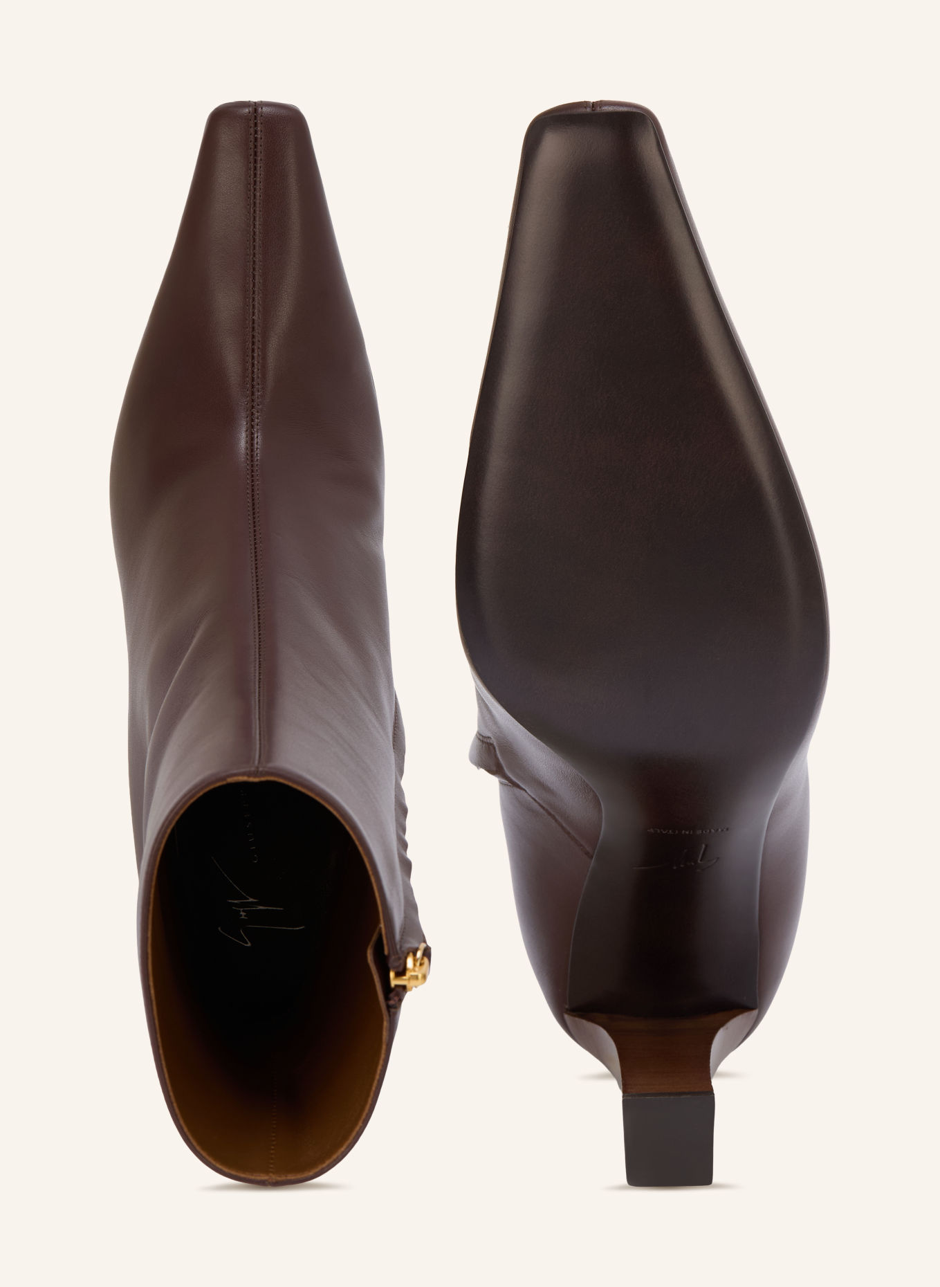 GIUSEPPE ZANOTTI DESIGN Laarsjes BRENDA: DONKERROOD