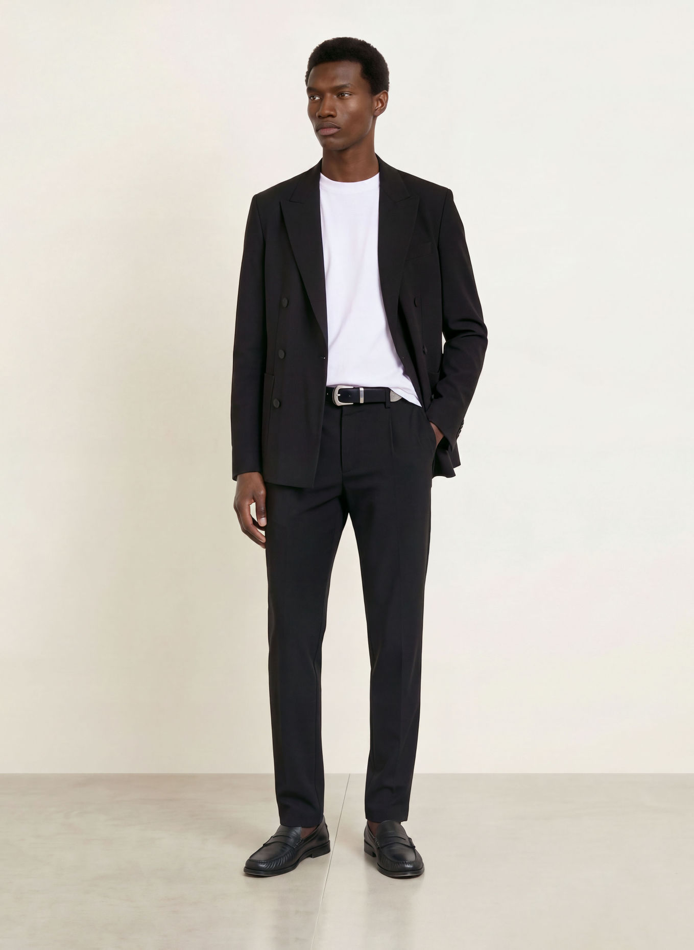 STRELLSON Anzughose LOIS4 Relaxed Fit aus Jersey: 001 Black 001