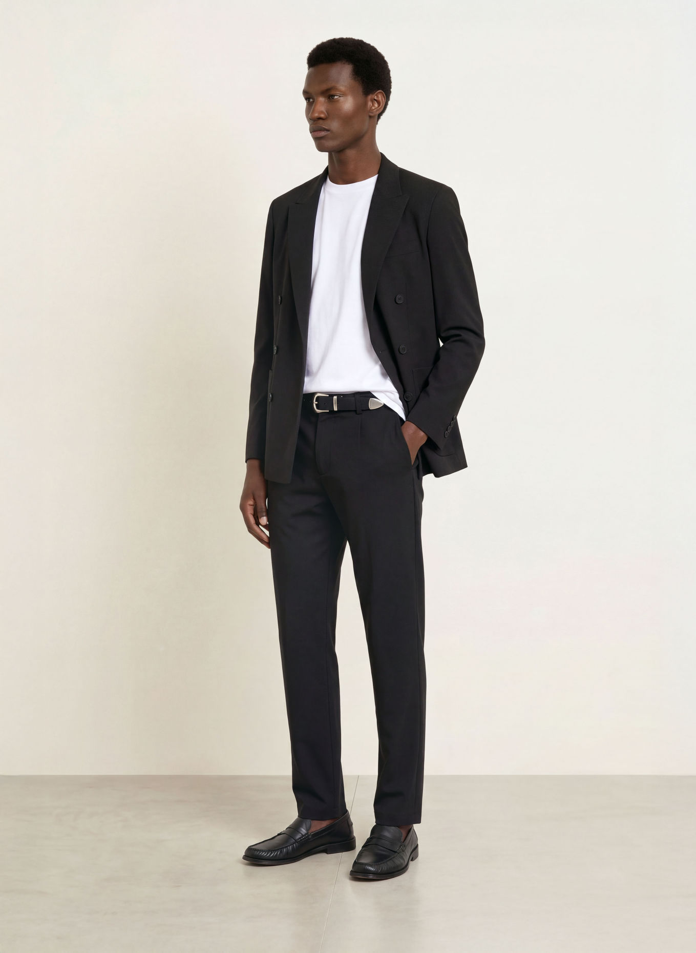 STRELLSON Anzughose LOIS4 Relaxed Fit aus Jersey: 001 Black 001
