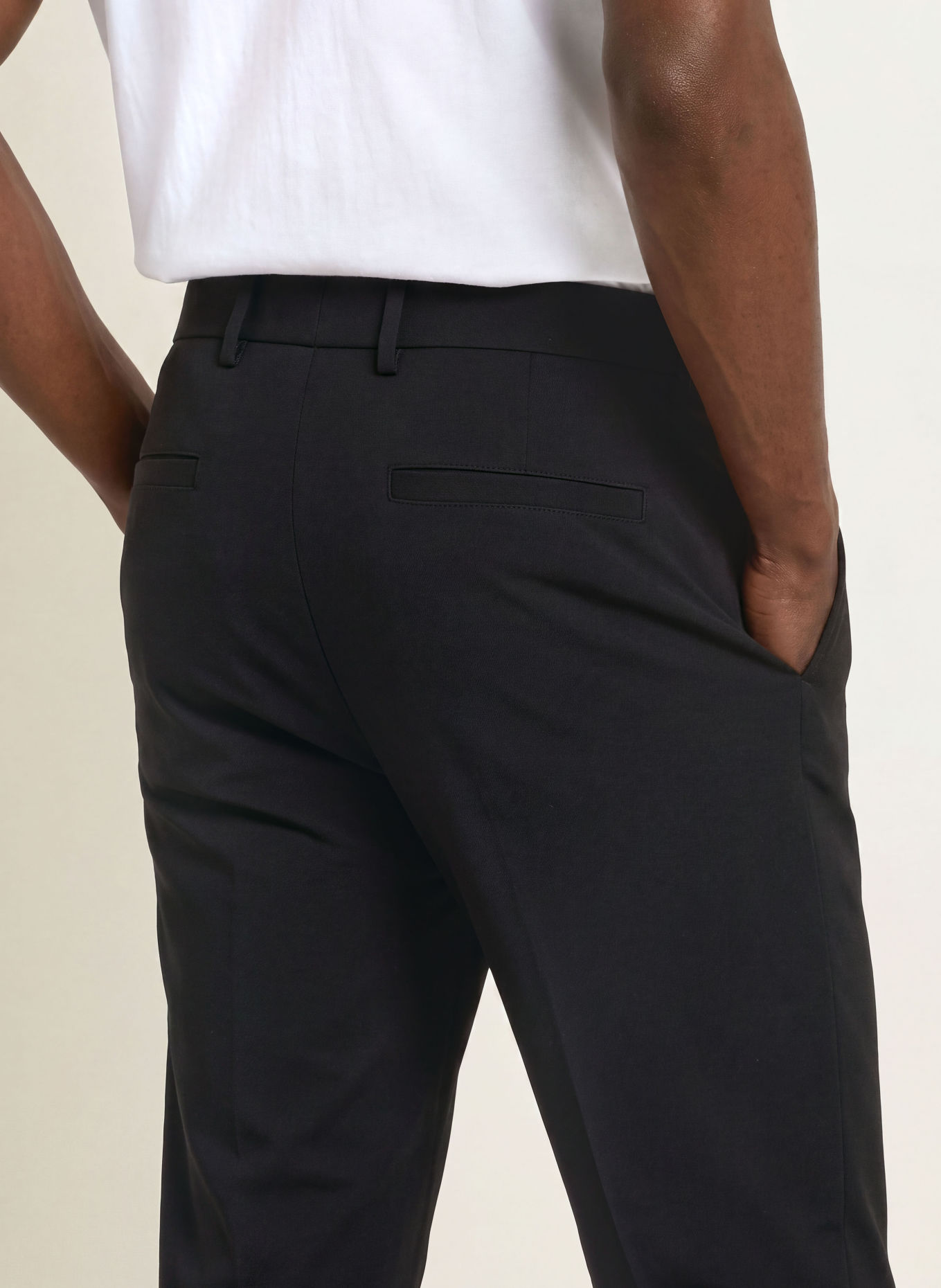STRELLSON Anzughose LOIS4 Relaxed Fit aus Jersey: 001 Black 001