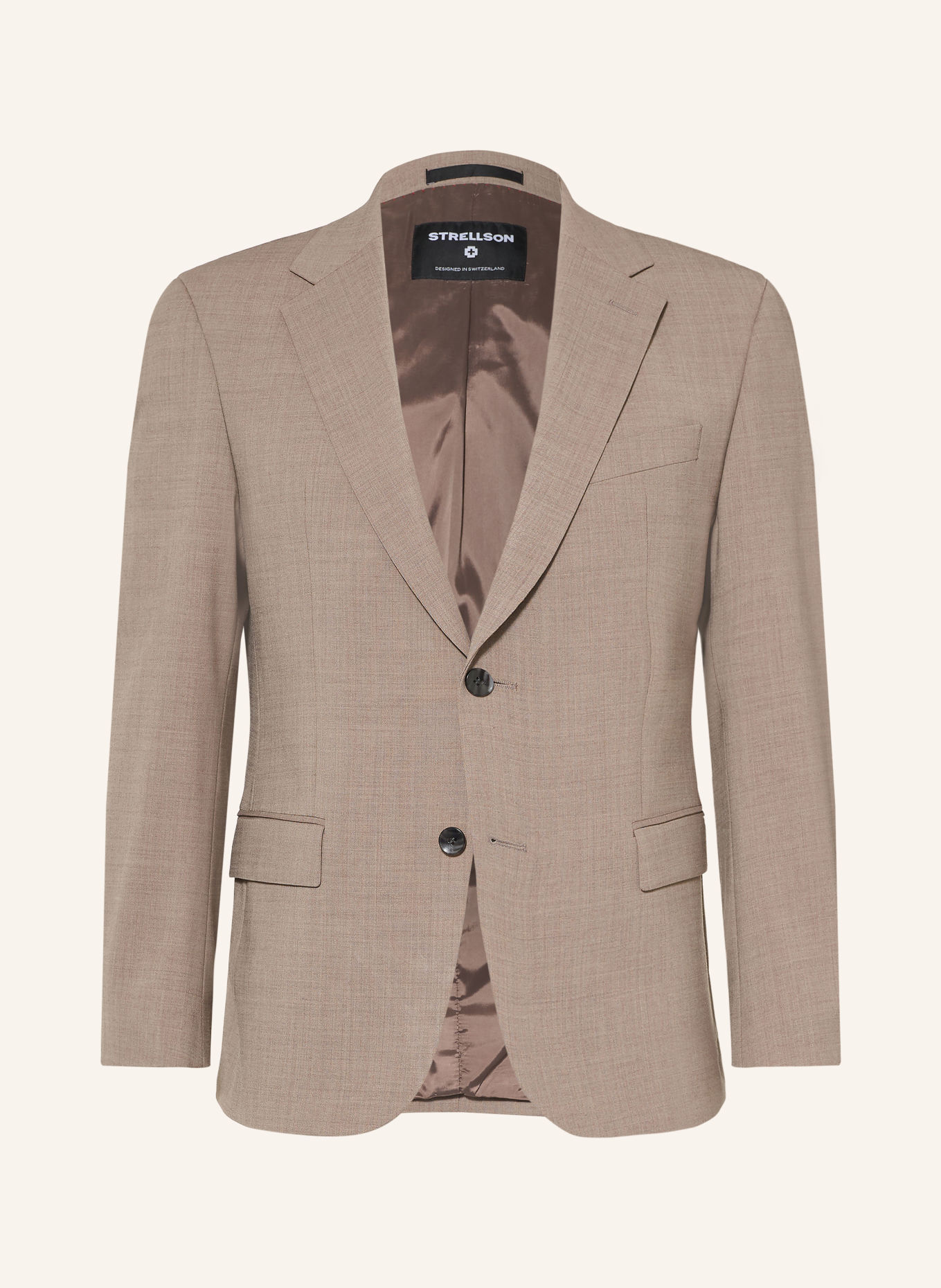 STRELLSON ALZER4 Slim Fit Suit Jacket: 259 Dark Beige 259