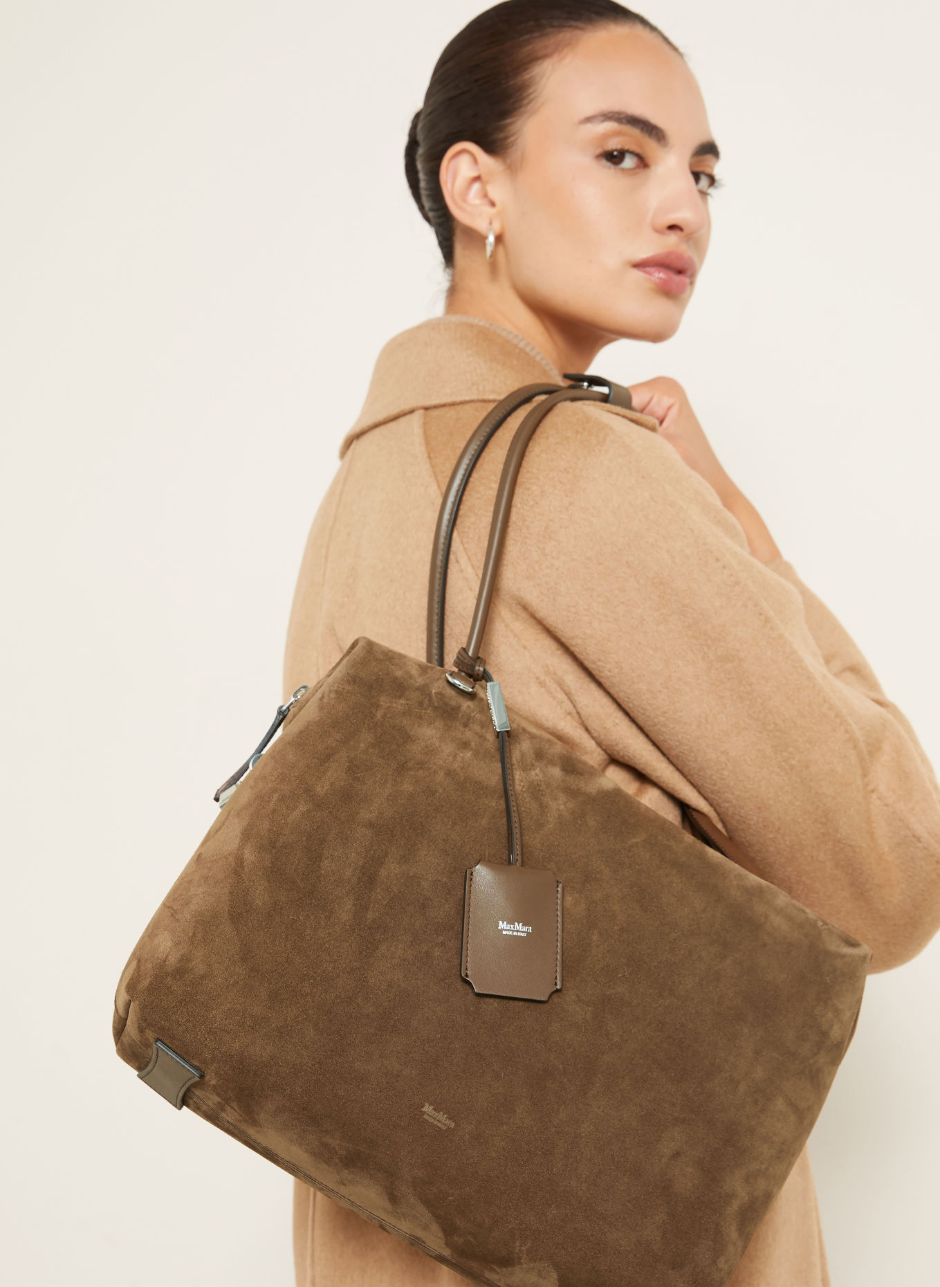 Max Mara Handväska HOLDALLGLIDE: BRUN
