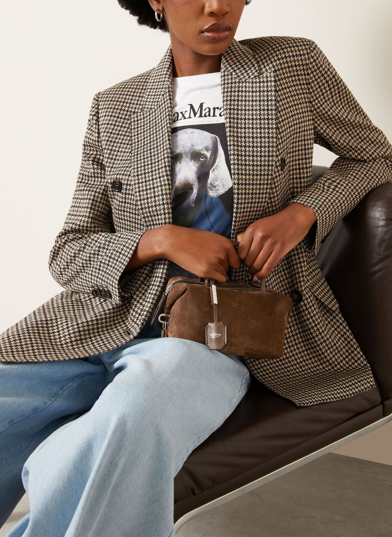 Max Mara BOSTON Handbag: BROWN