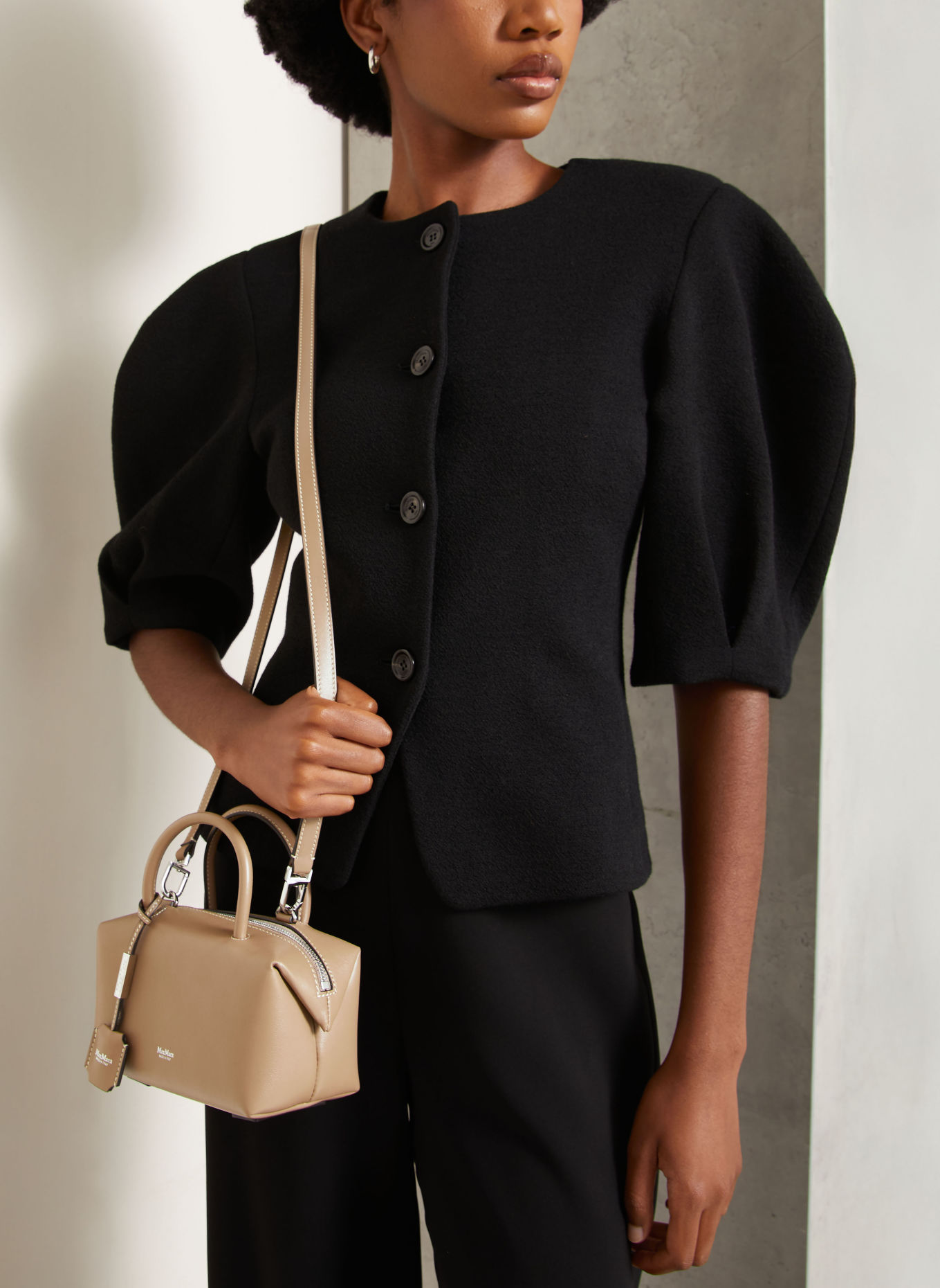 Max Mara Handtas HOLLDALLS: LICHTBRUIN