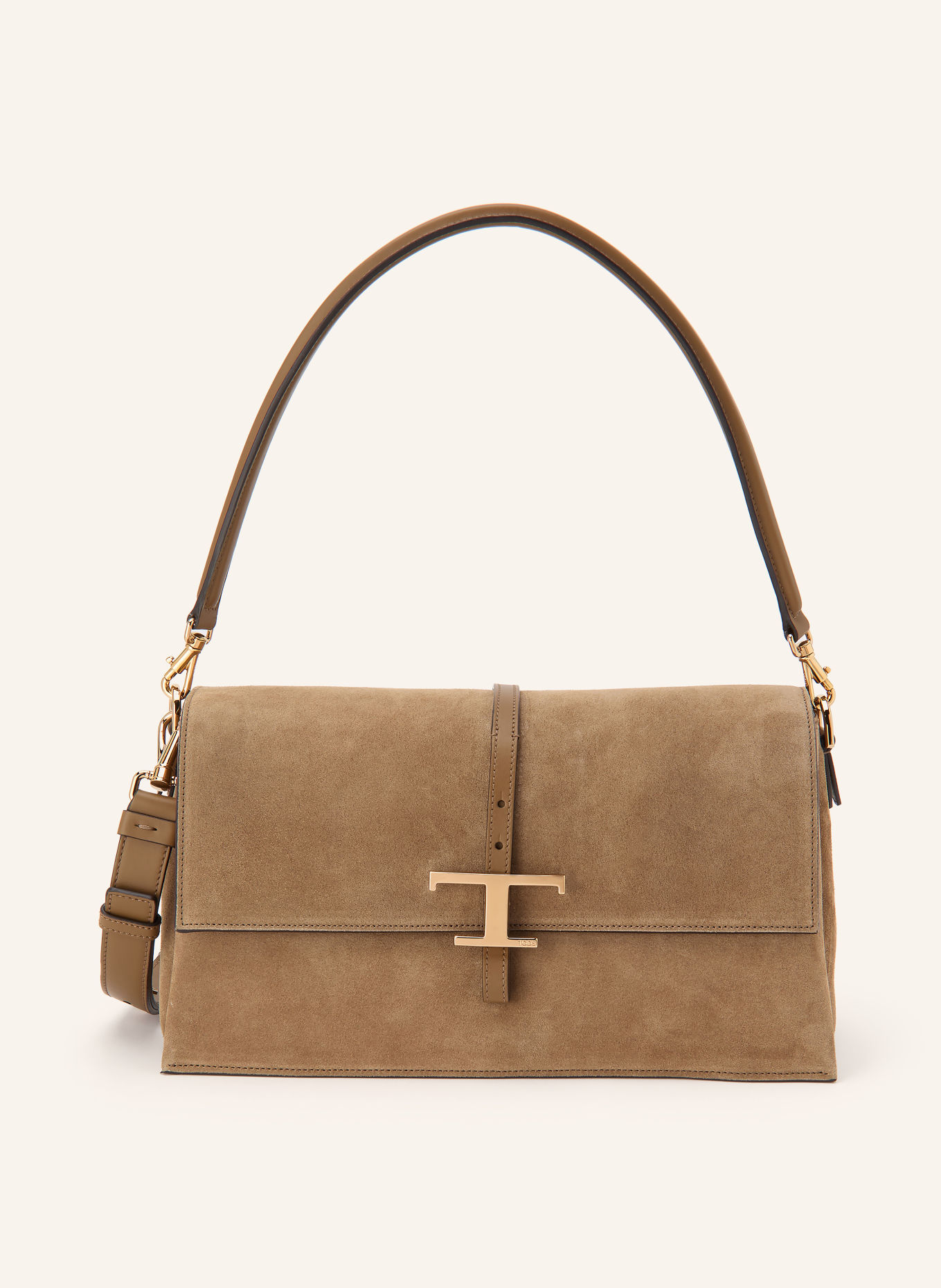 TOD'S T TIMELESS SMALL Handbag: OLIVE