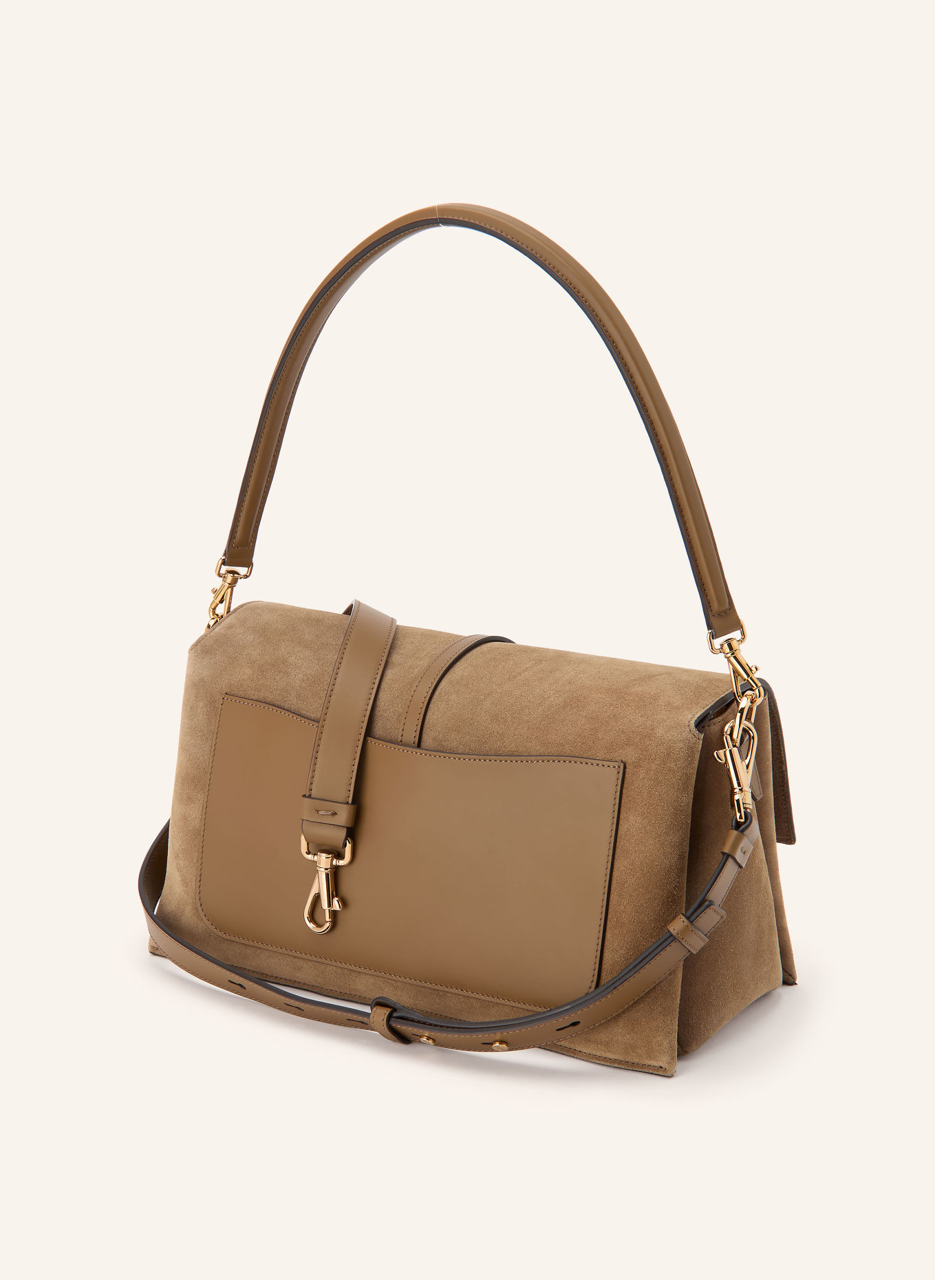 TOD'S T TIMELESS SMALL Handbag: OLIVE