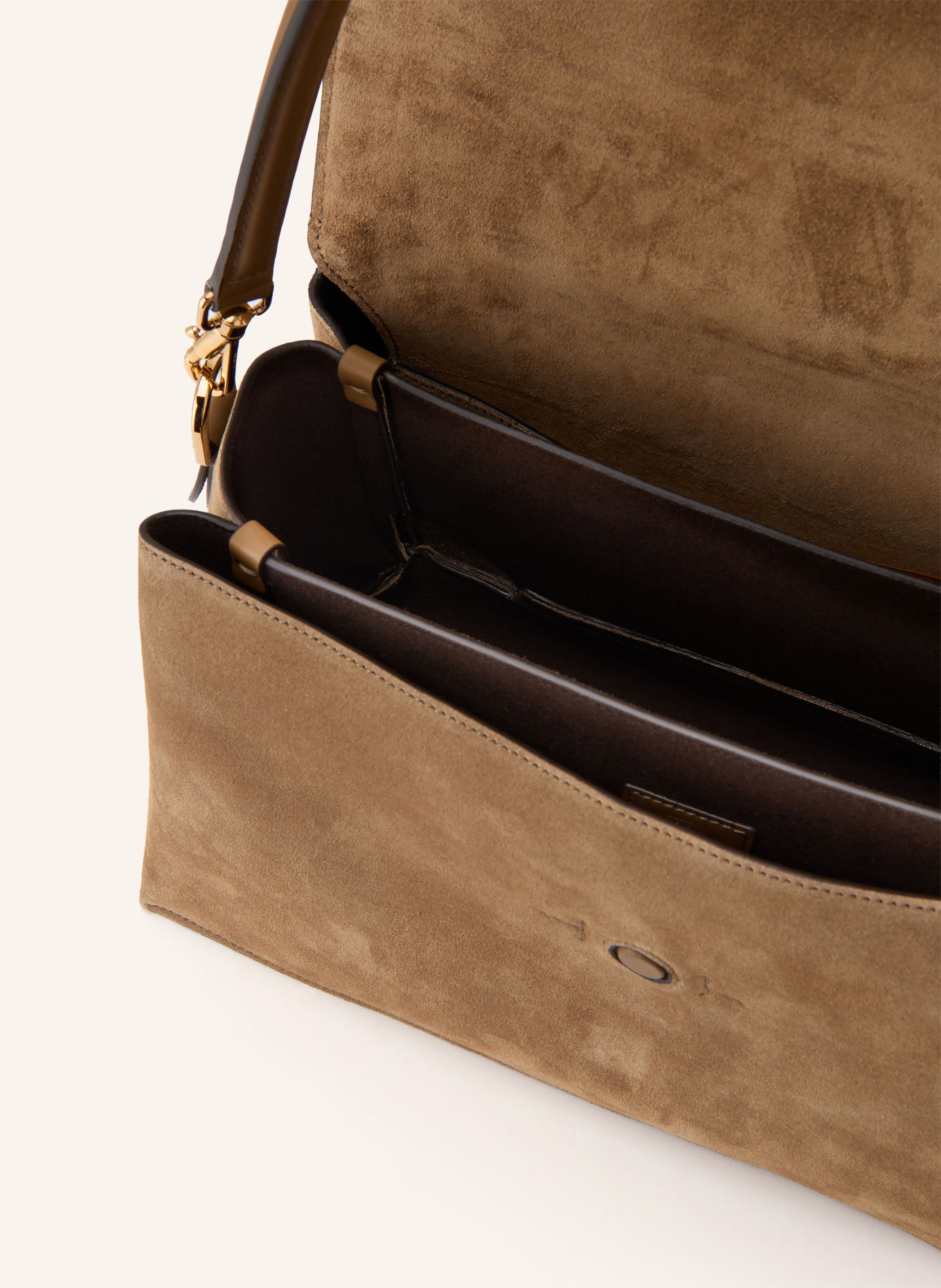 TOD'S T TIMELESS SMALL Handbag: OLIVE