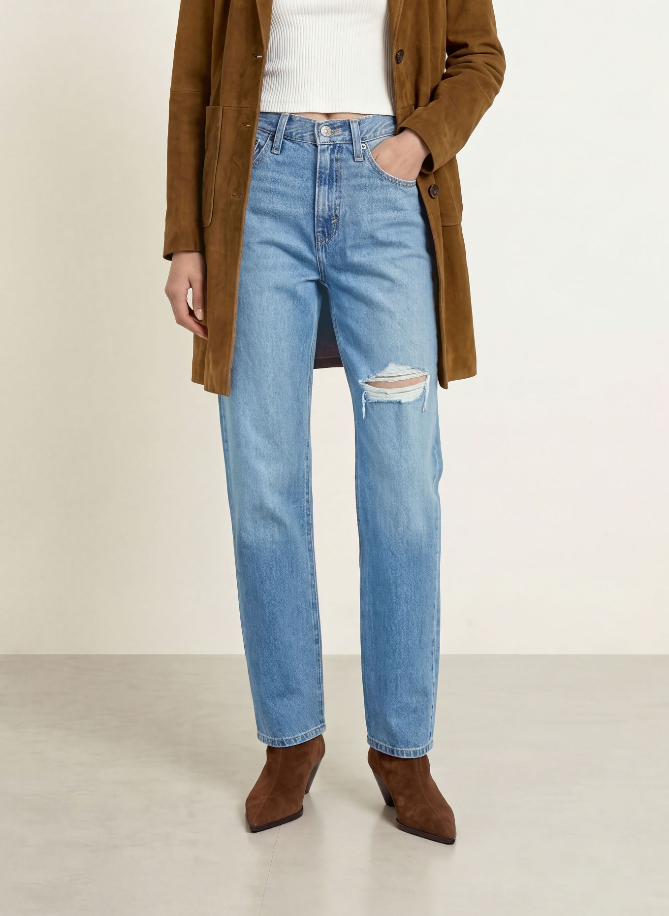 Levi's® Straight jeans EASY DAD: 18 Med Indigo - Worn In