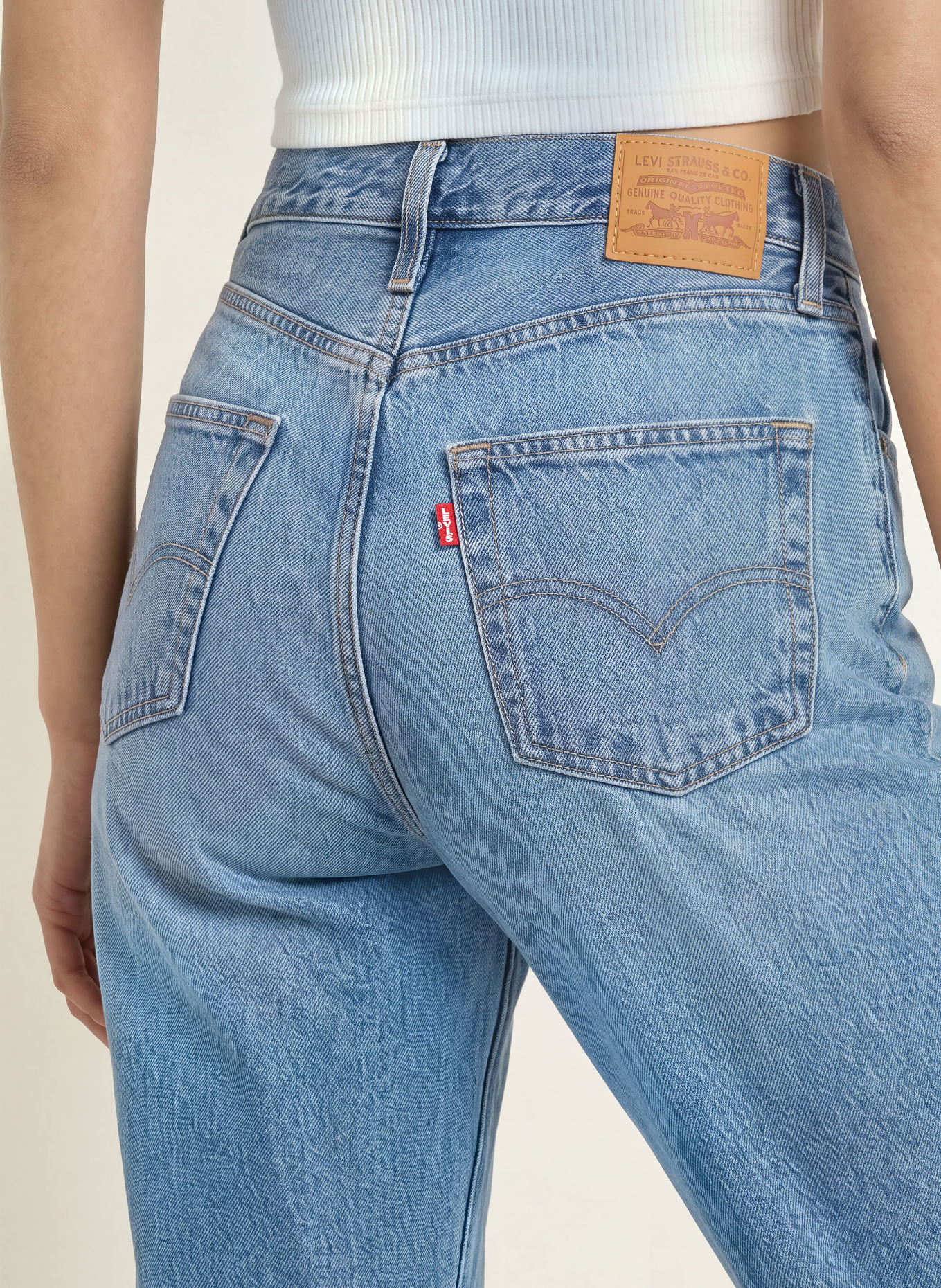 Levi's® Straight jeans EASY DAD: 18 Med Indigo - Worn In