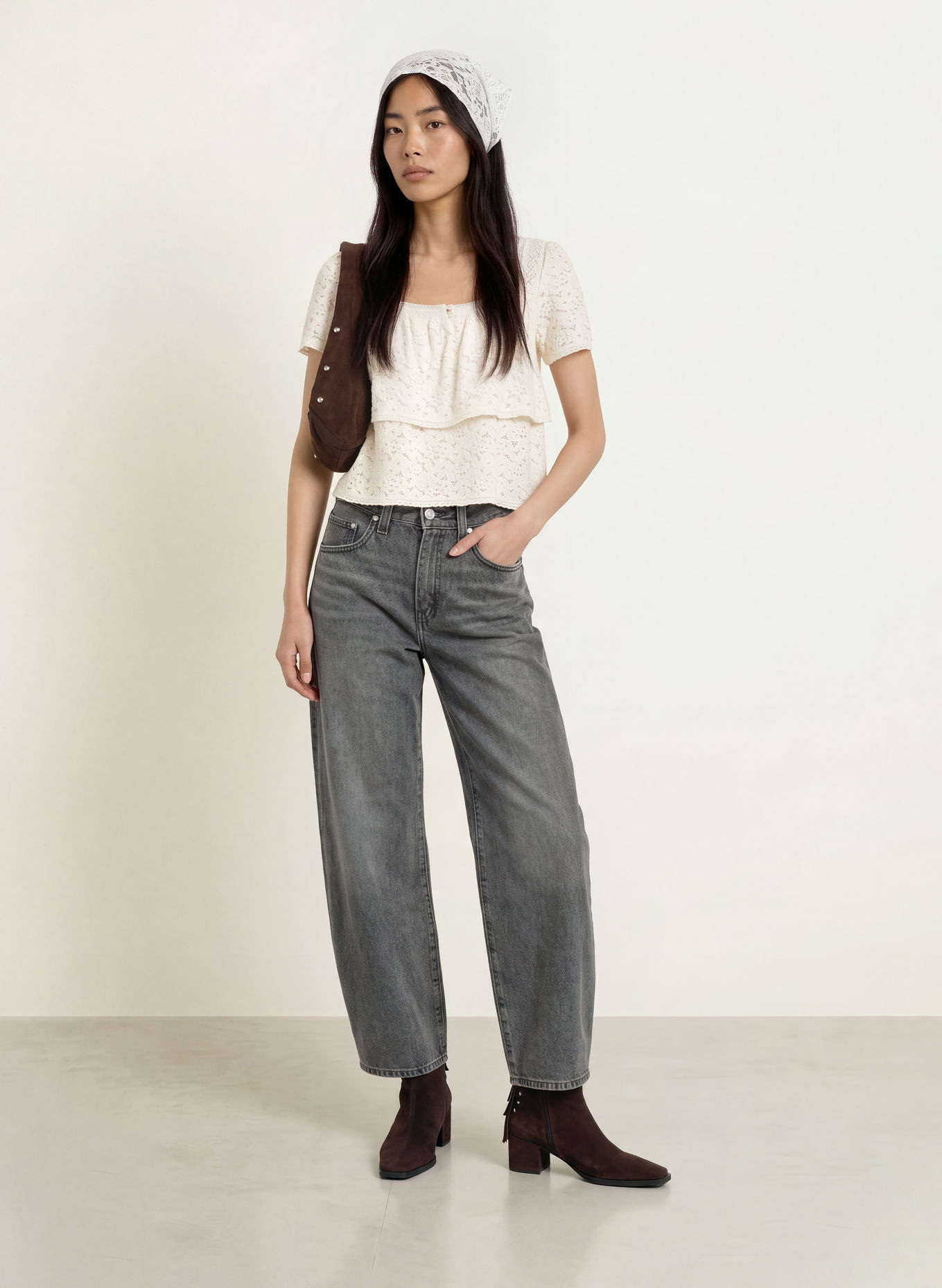 Levi's® Barrel-leg jeans: 02 Med Indigo - Worn In